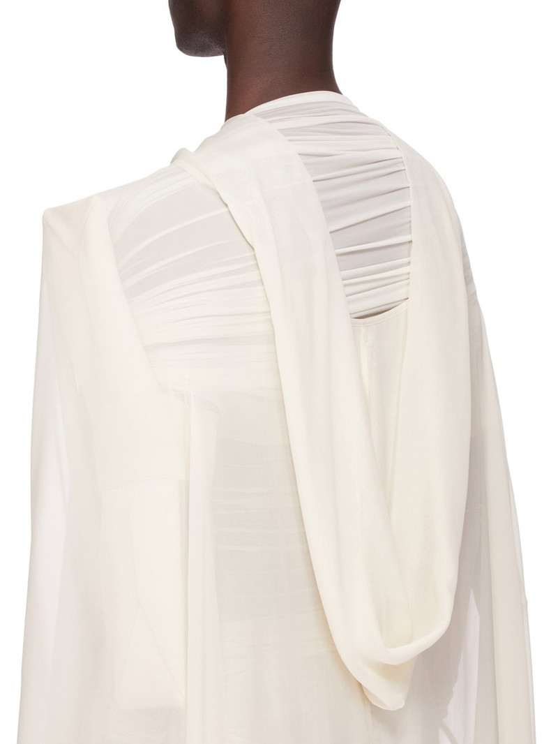 Off-White Hollywood Hooded Kaftan Pullover Coat 5