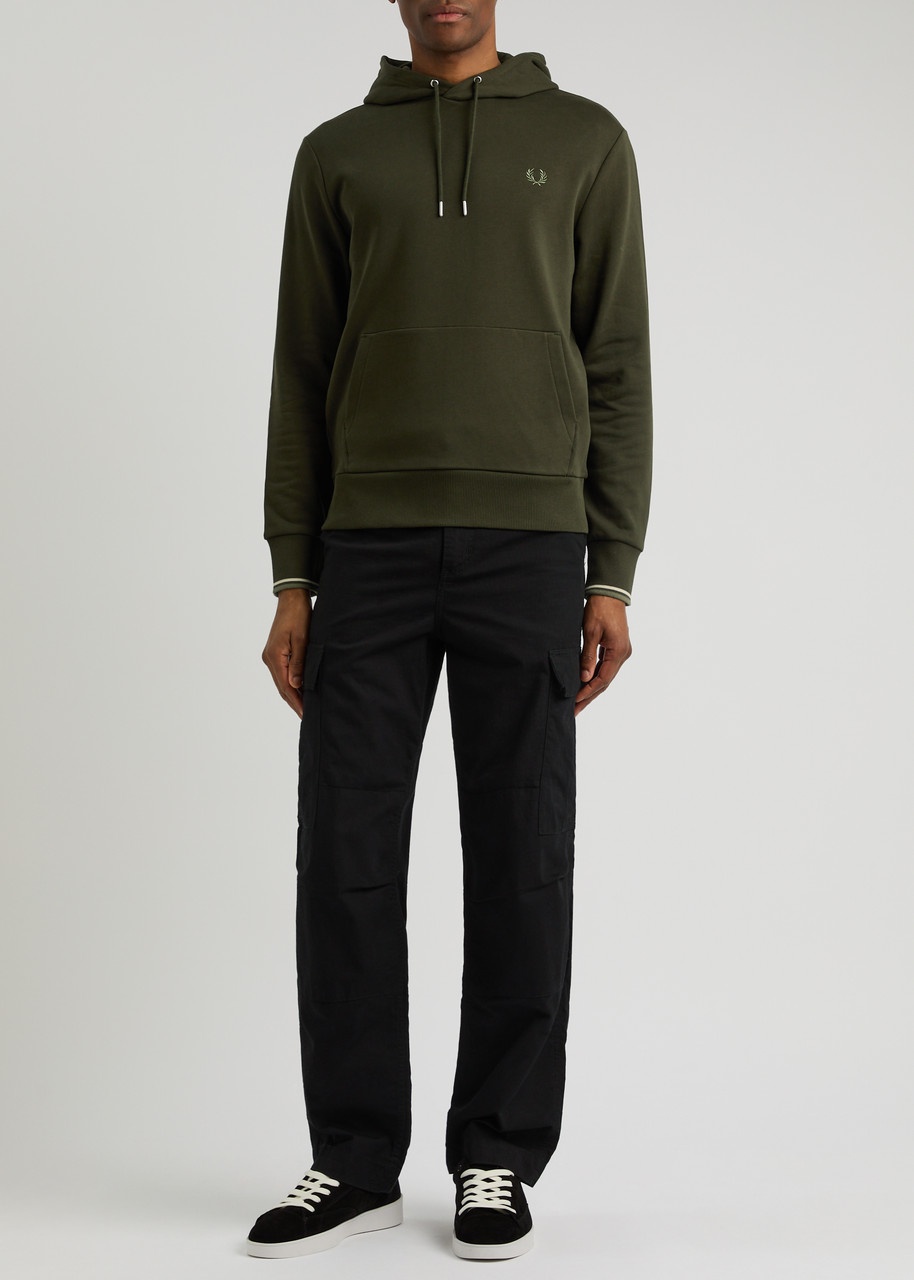 Fred Perry Logo-embroidered Hooded Cotton Sweatshirt - 4