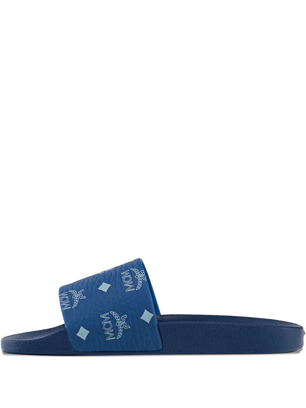monogram-print slides - 1