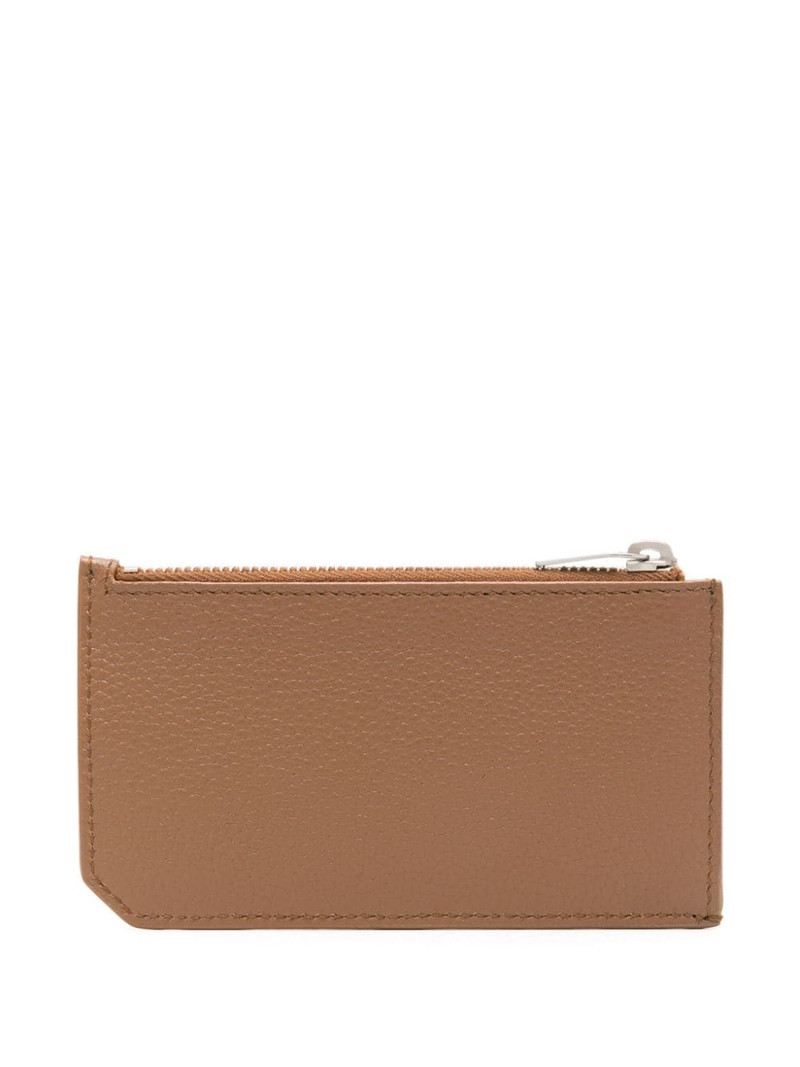 SAINT LAURENT Cassandre leather cardholder outlook