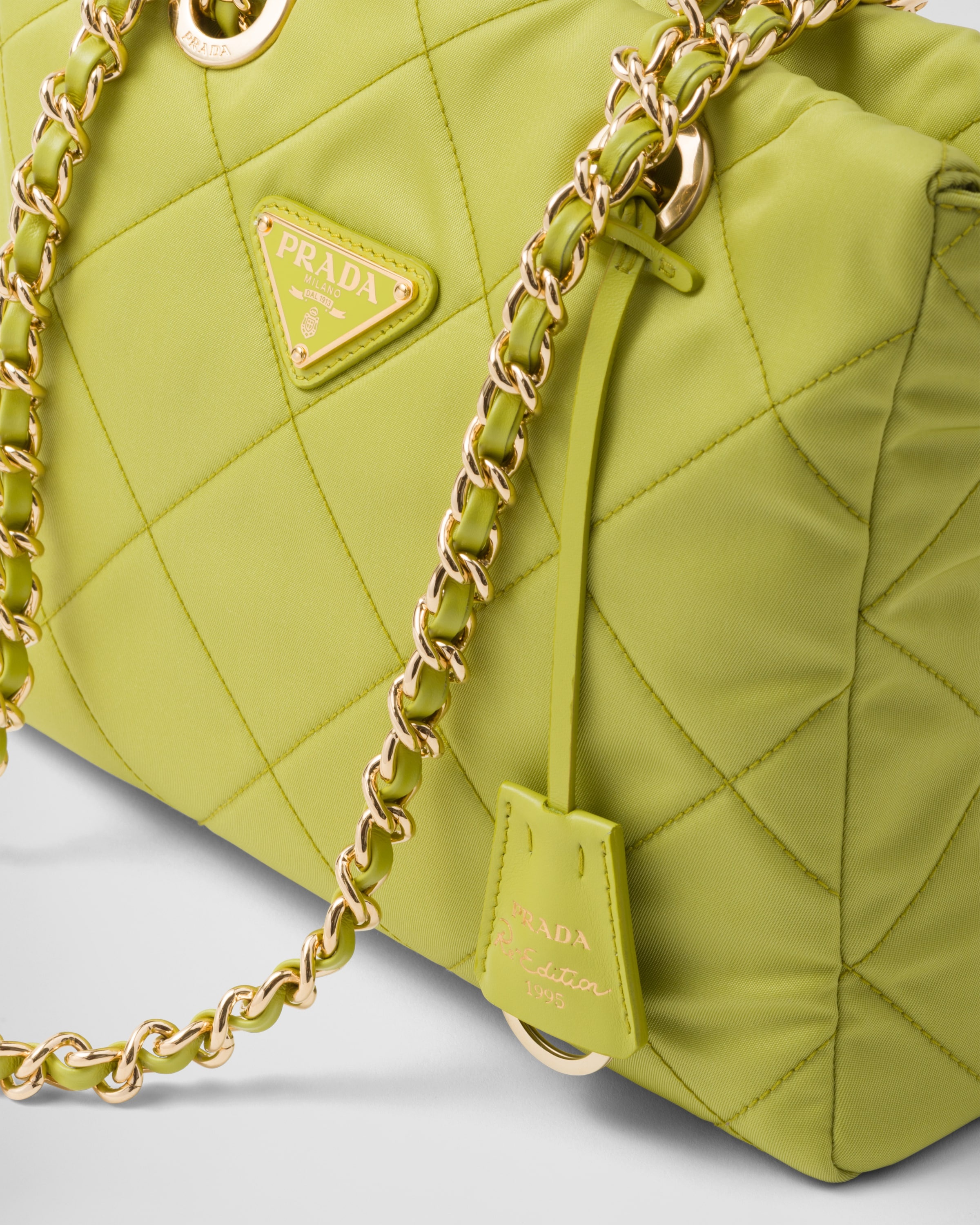 Prada Duet Shoulder Bag - Green for Women