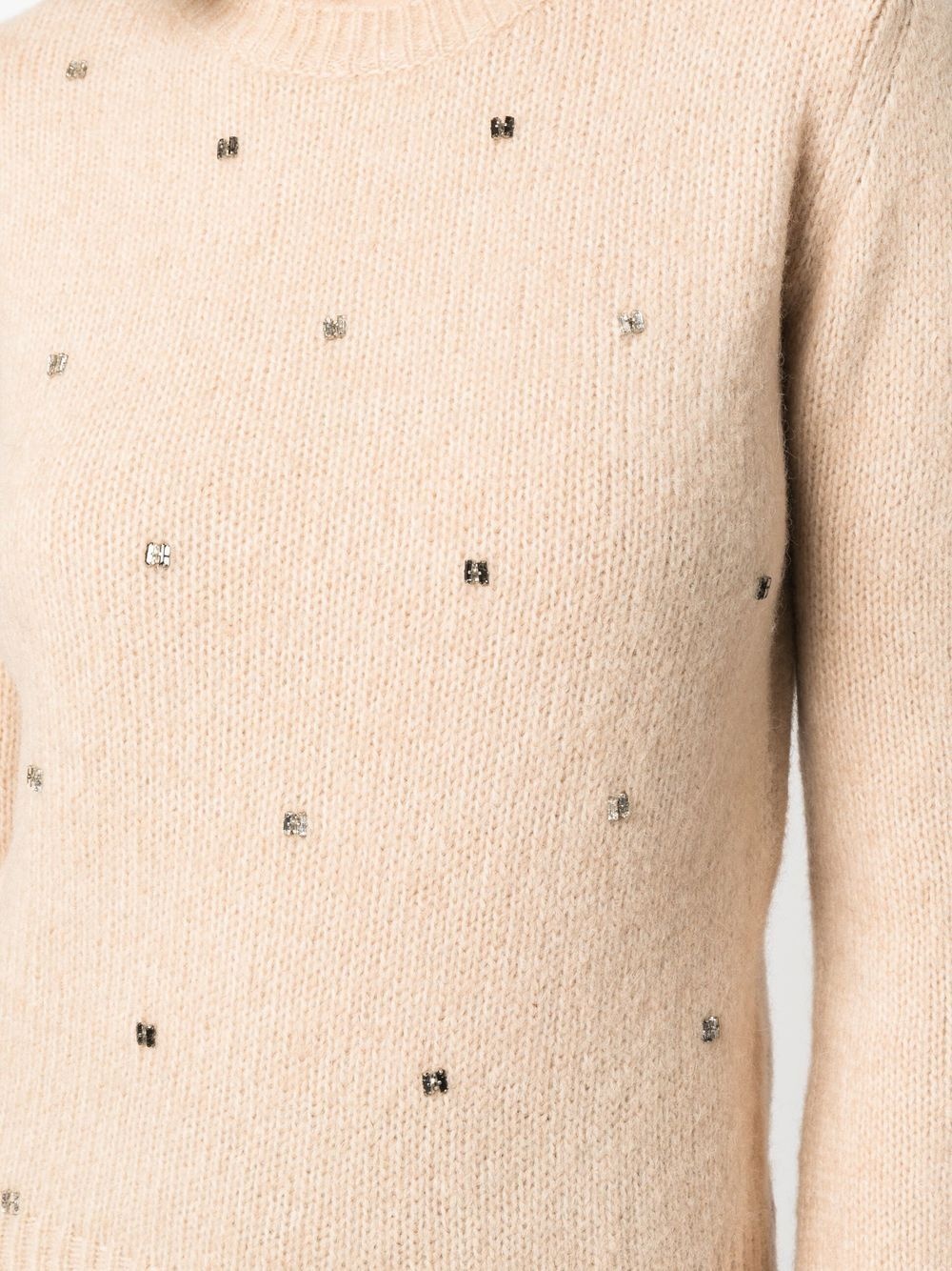 crew-neck long-sleeve jumper - 5