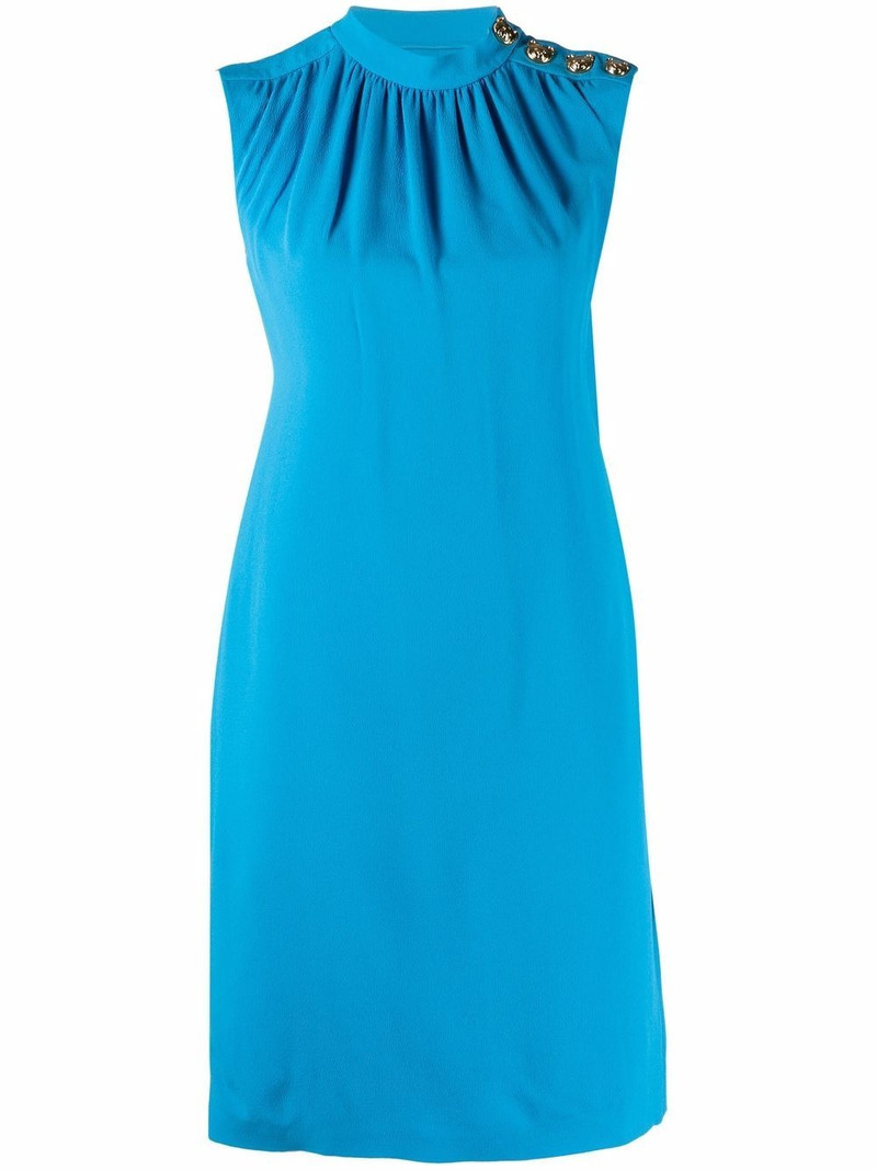 ruched shift dress 1