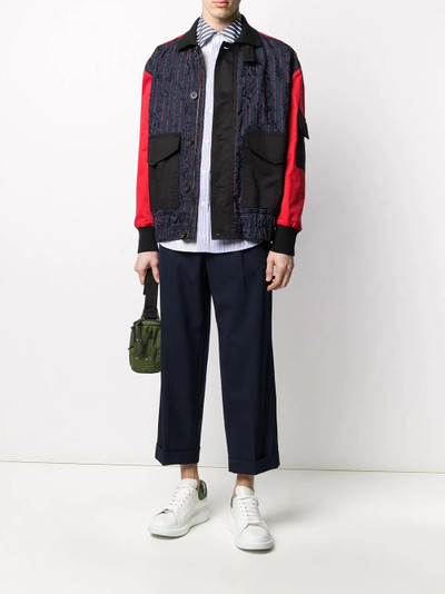 Vivienne Westwood contrast sleeve jacket outlook