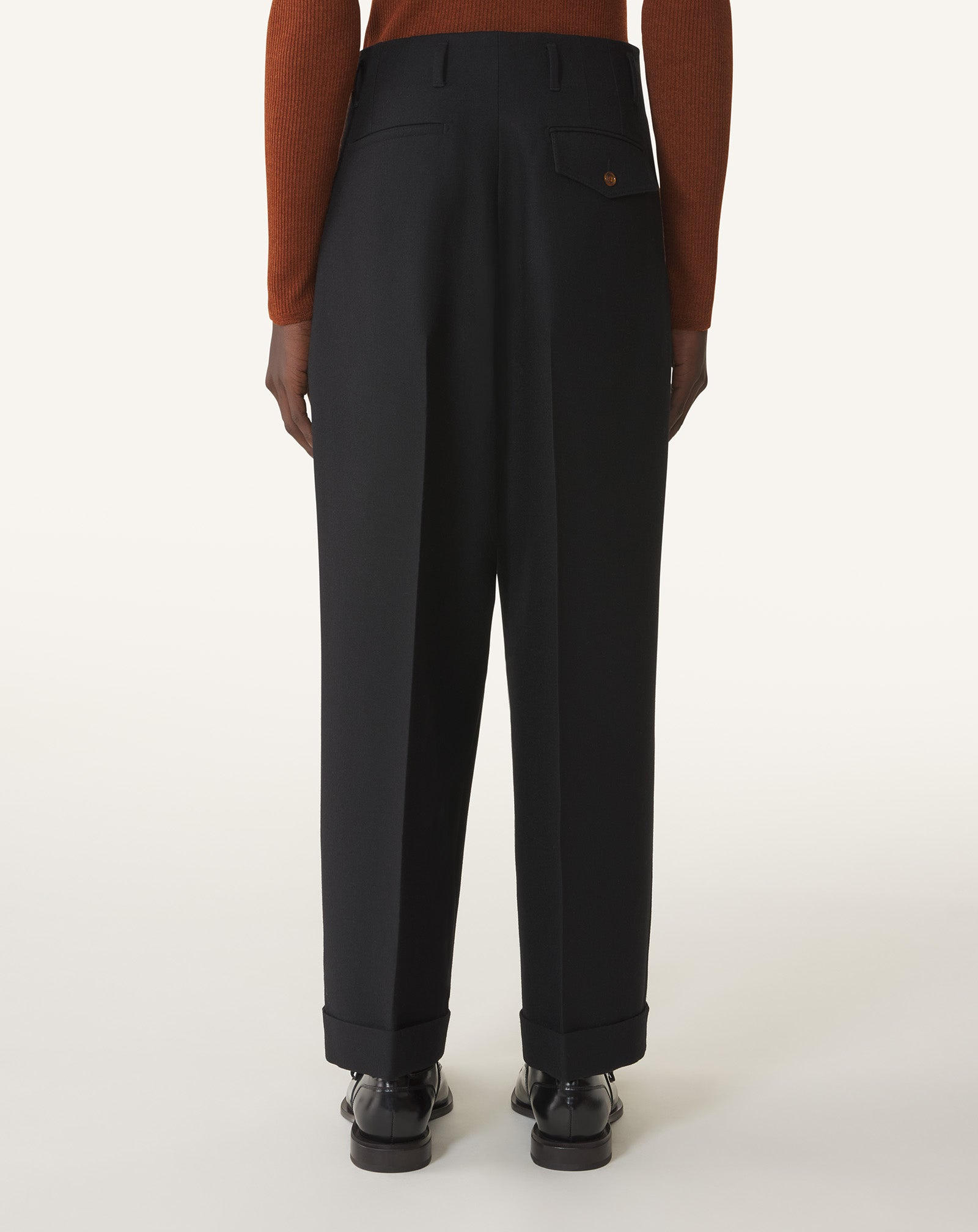 TRIPLE PLEATED PANTS - 4