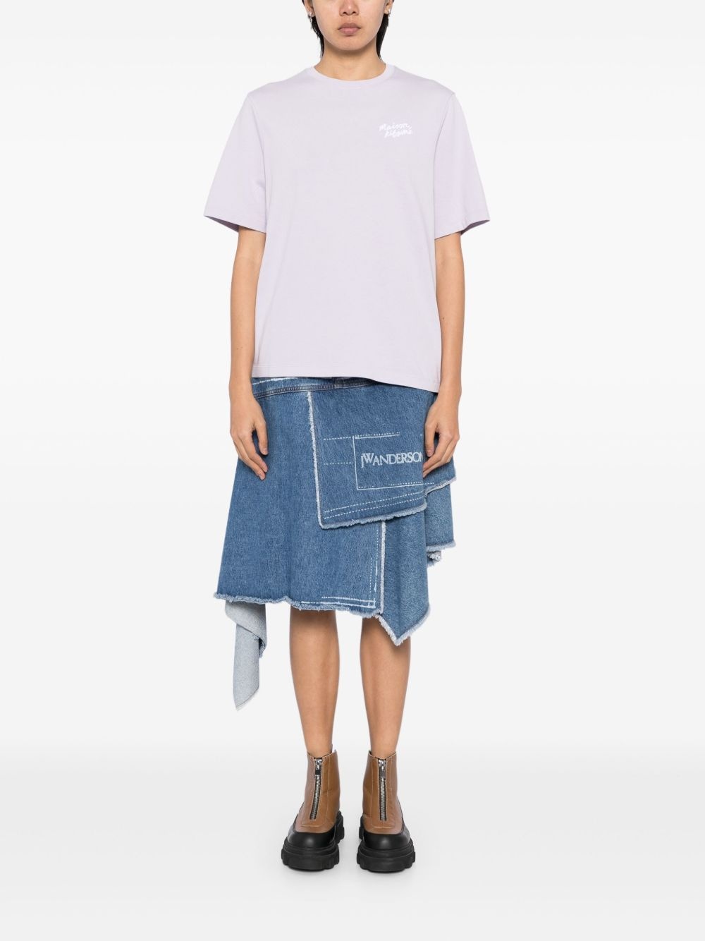 handwriting comfort T-shirt - 2