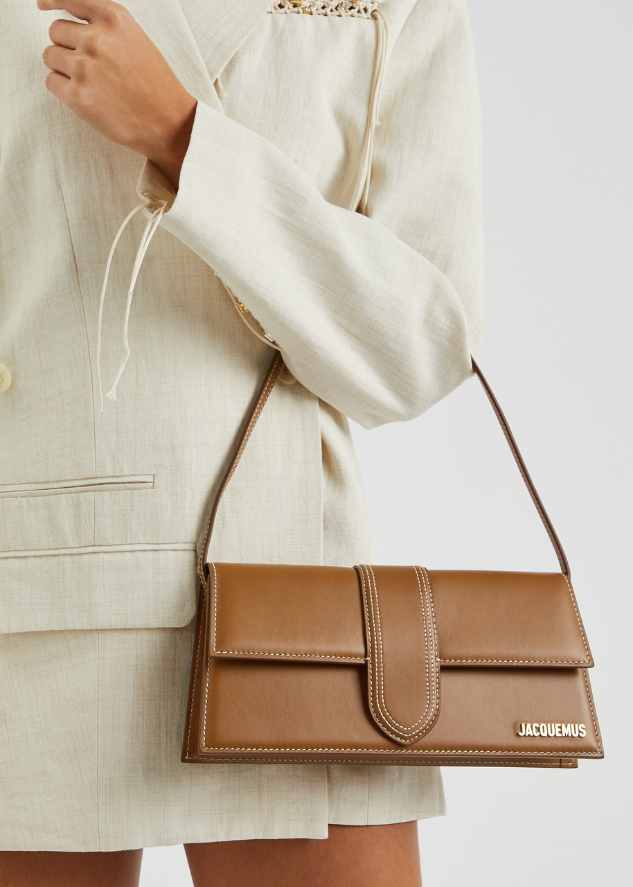 Le Bambino Long leather top handle bag - 5