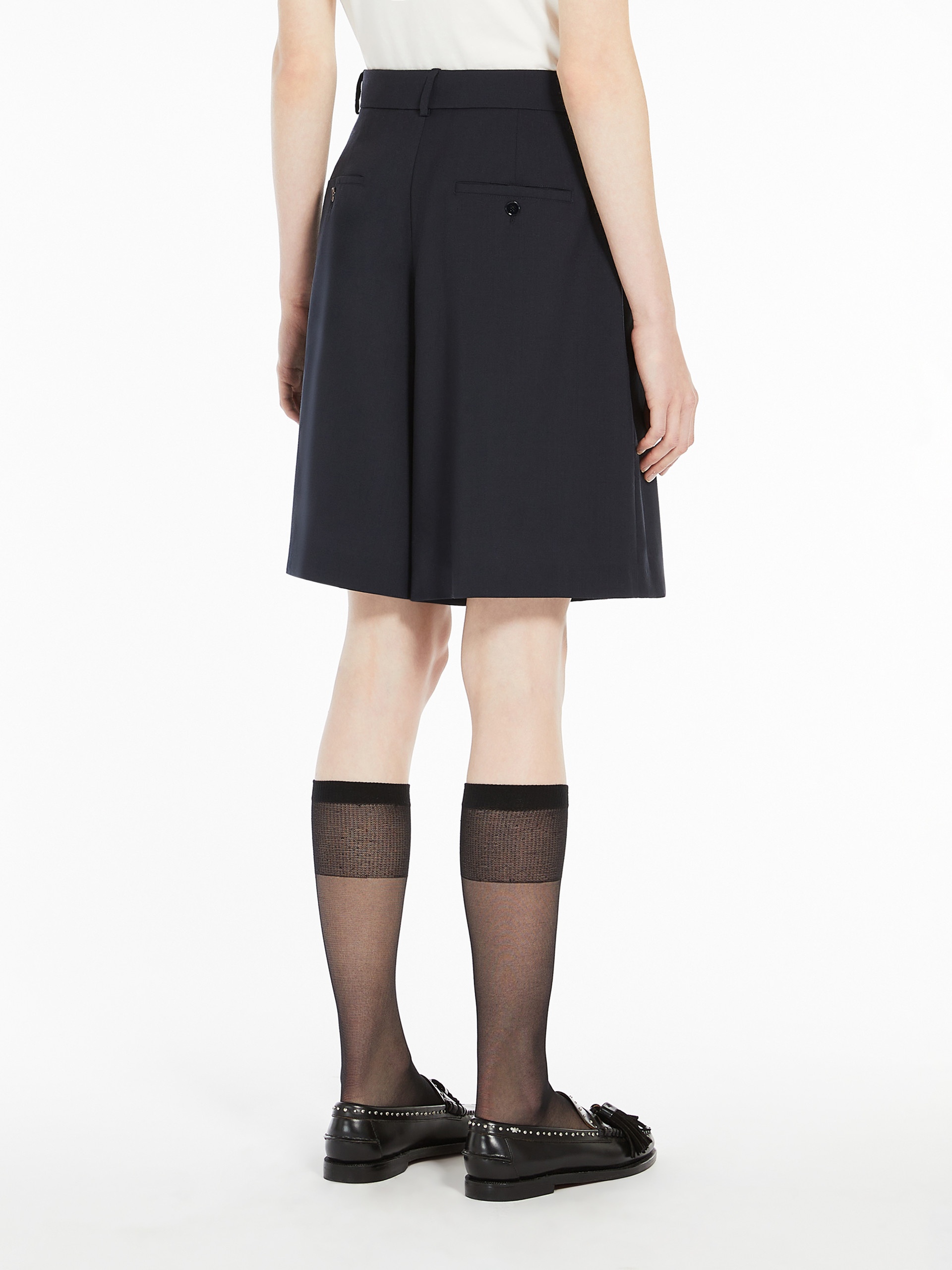 BELBO Woollen cloth Bermuda shorts - 4