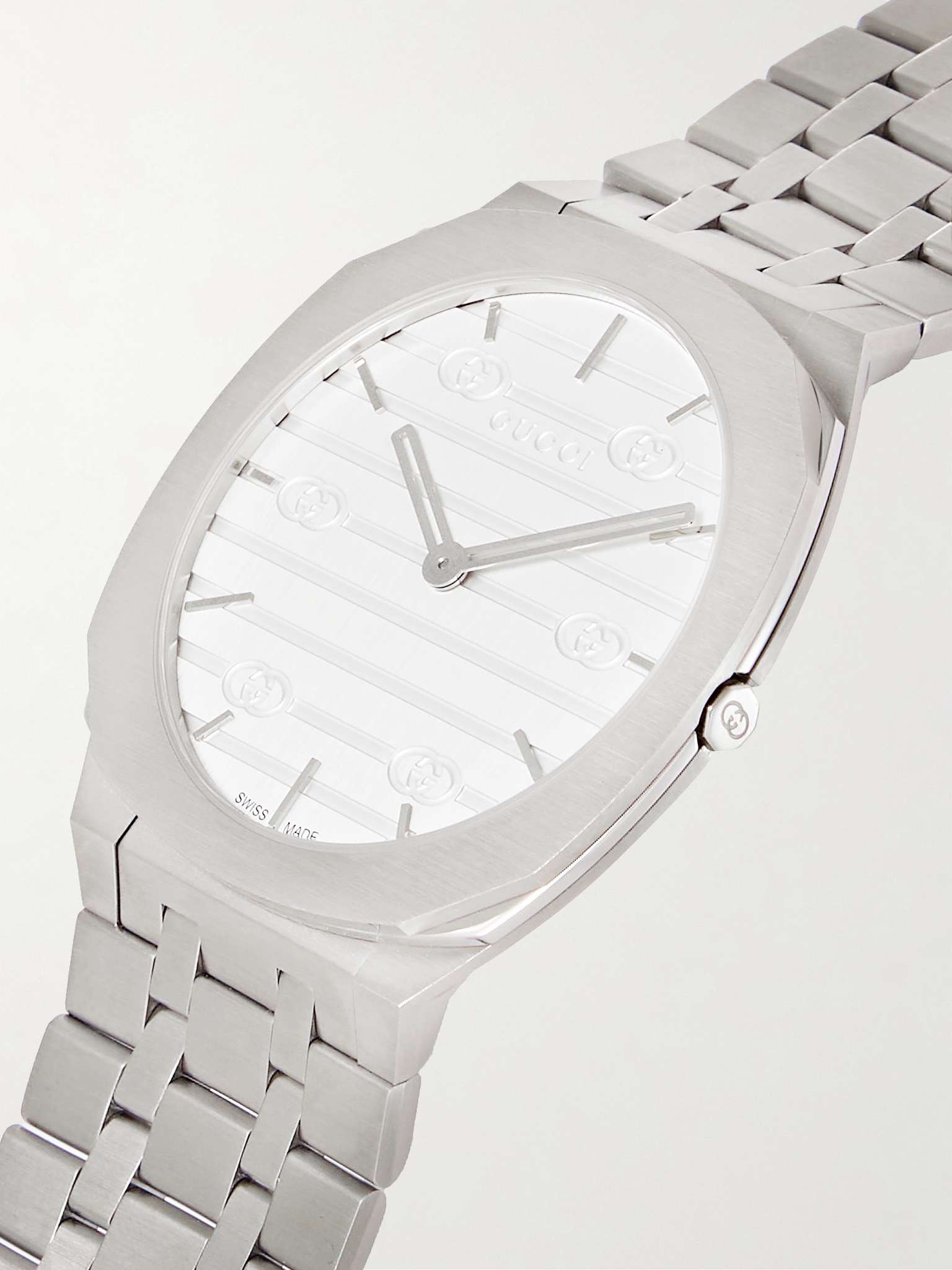 25h 34mm Stainless Steel Watch - 8