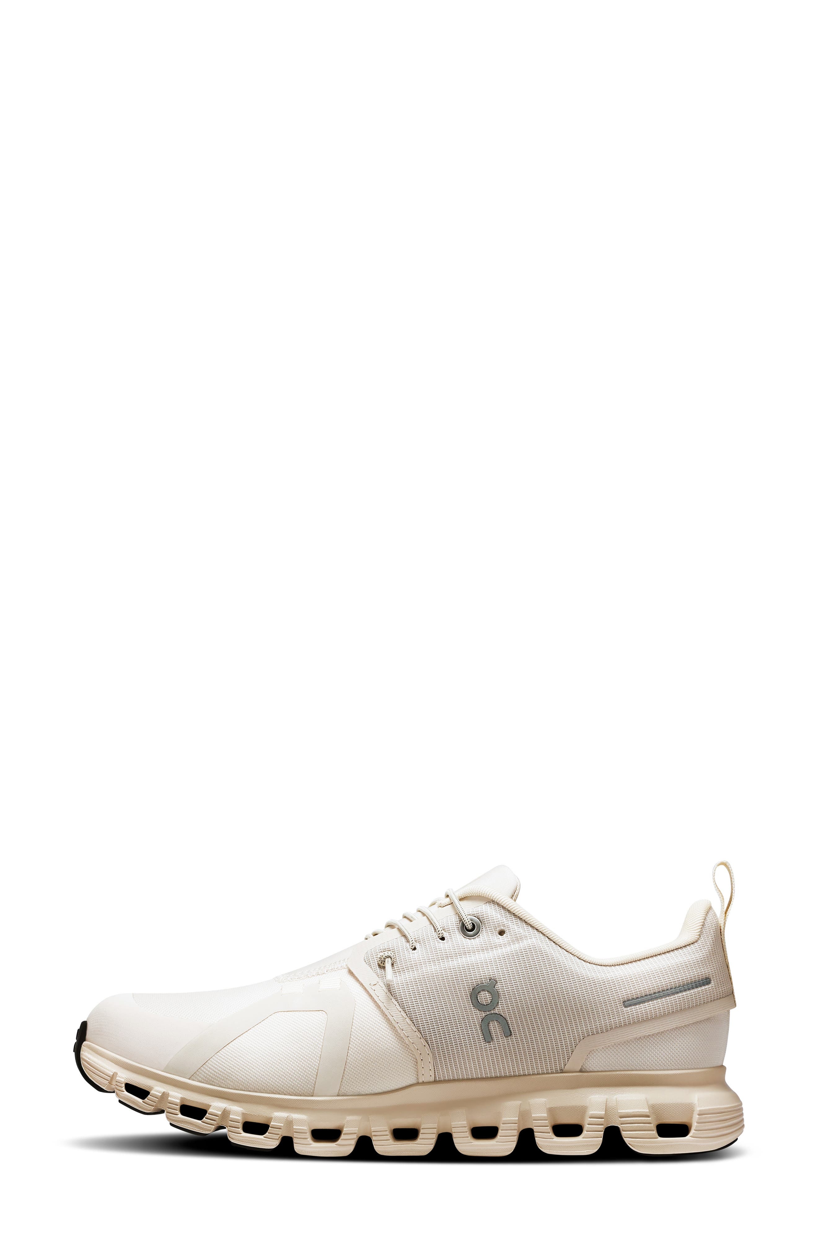 On Cloud 6 Waterproof Sneaker in Pearl/Cream at Nordstrom - 6