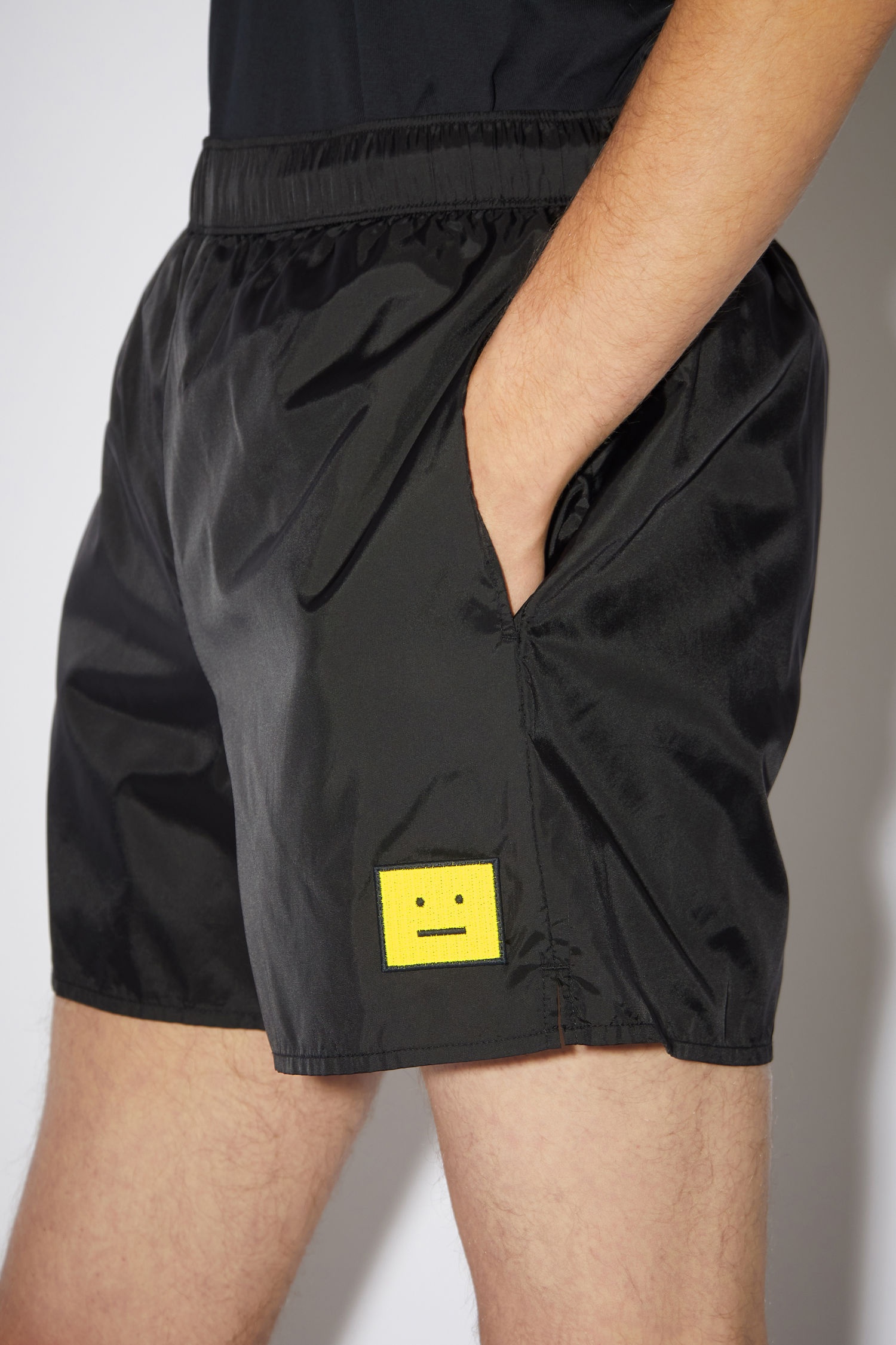 Face swim trunks - Black - 5