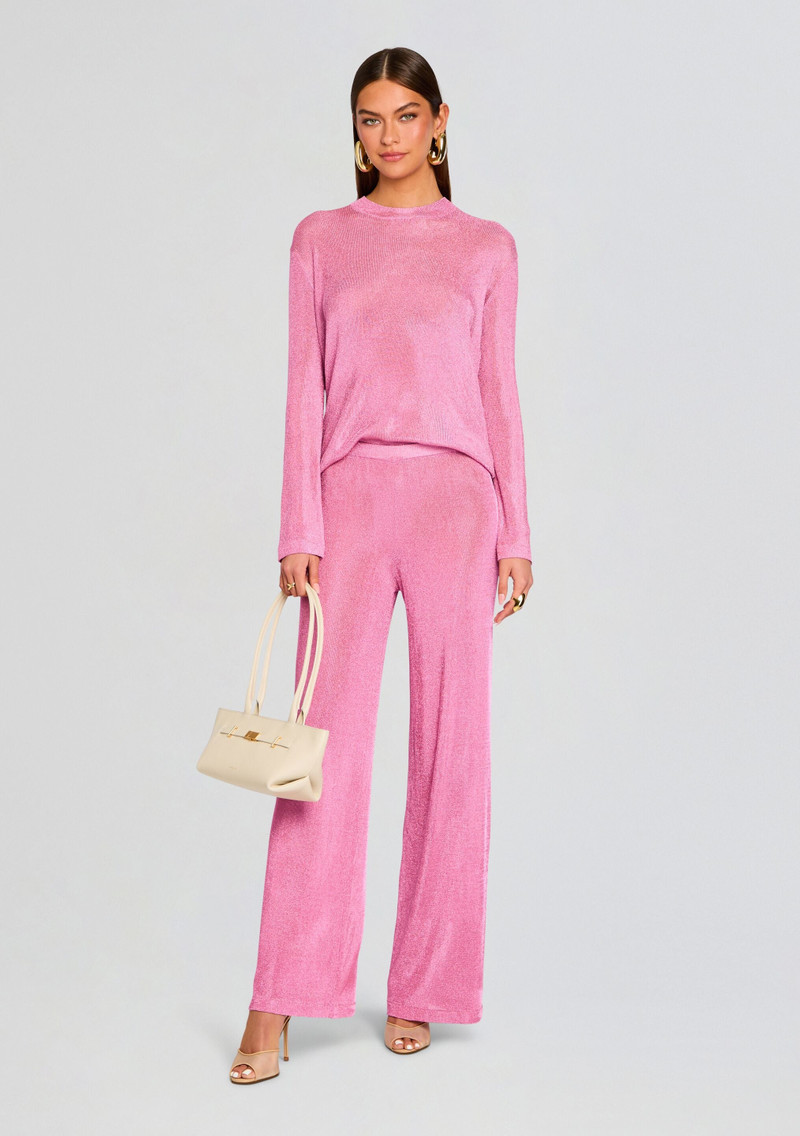 RETROFÊTE HANA METALLIC KNIT TOP outlook
