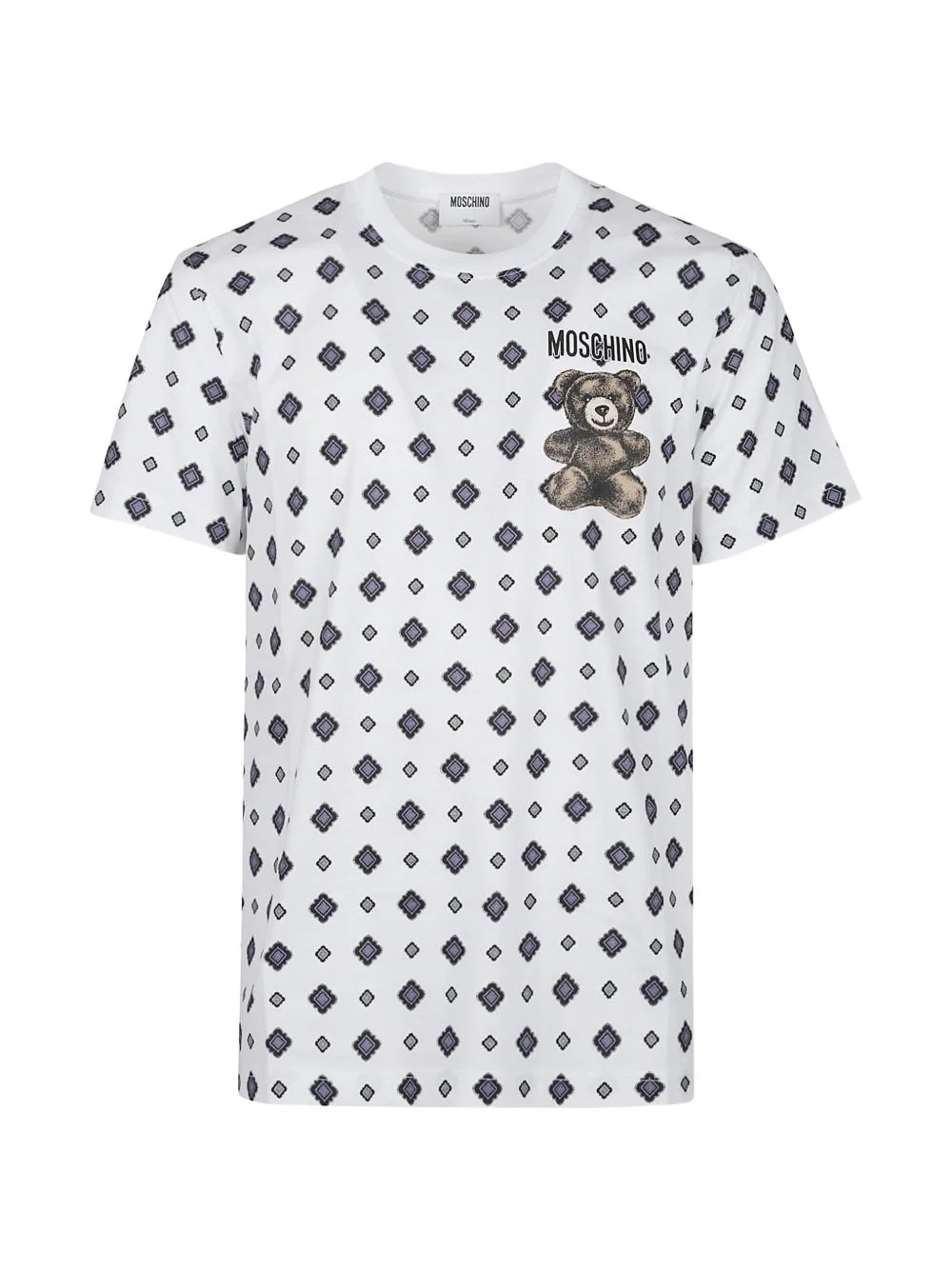 patterned T-shirt - 1