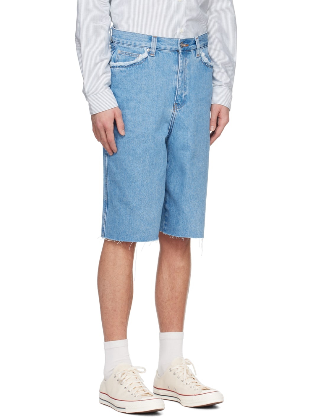 Blue Oakland Denim Shorts - 2