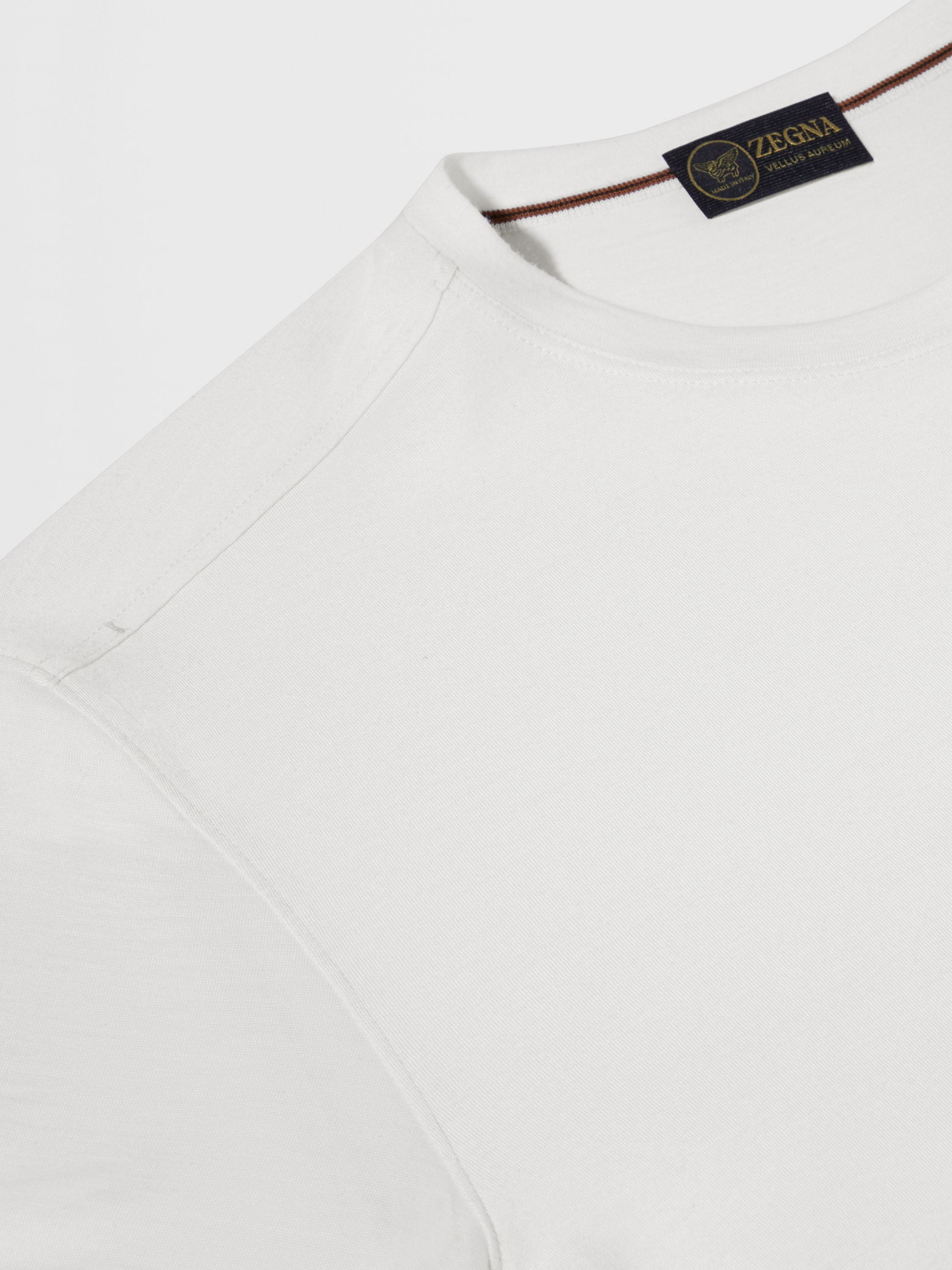 WHITE VELLUS AUREUM T-SHIRT - 6