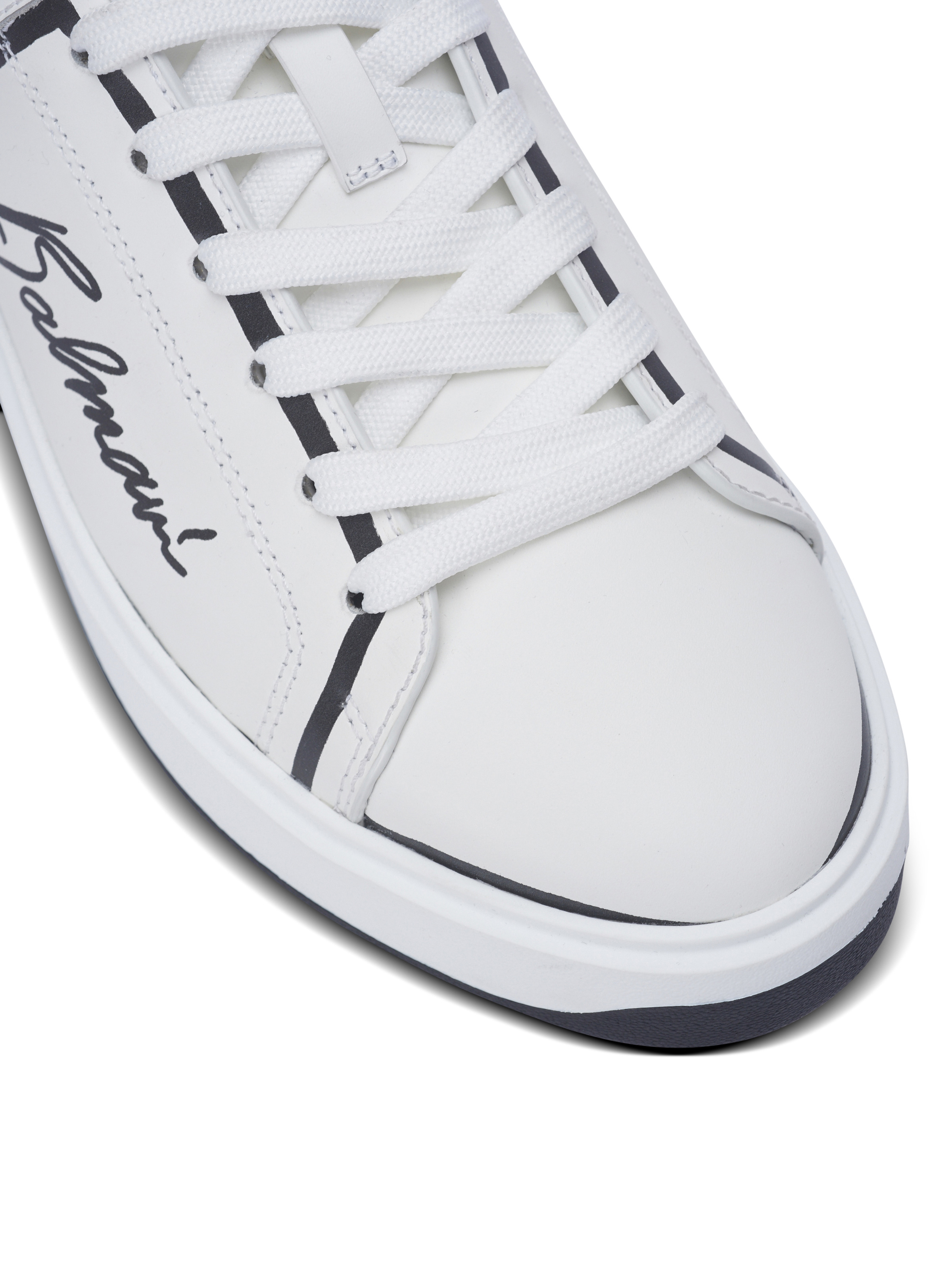 B-Court printed calfskin trainers - 6