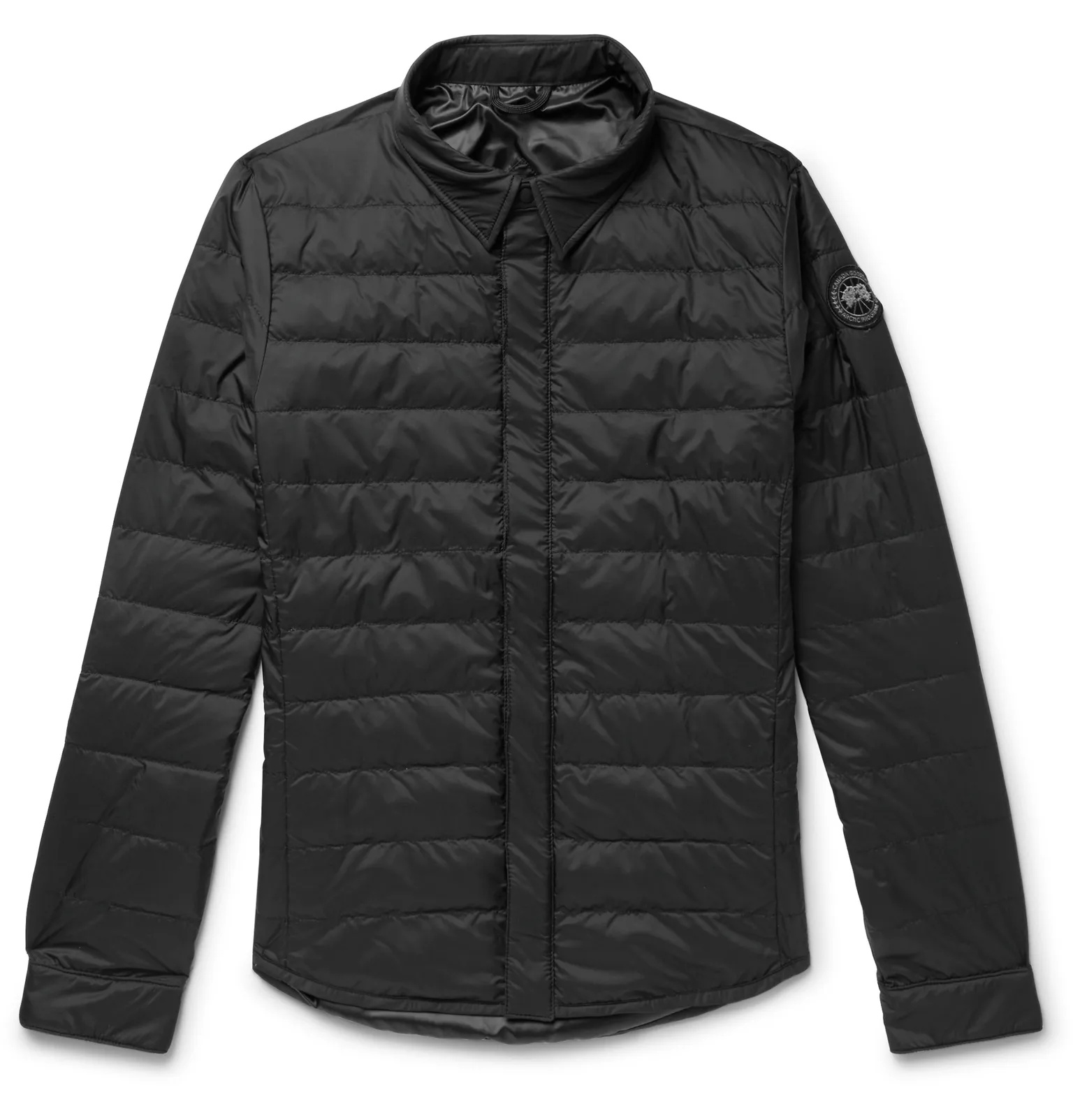 Jackson Slim-Fit Quilted Nylon Down Shirt Jacket - 1