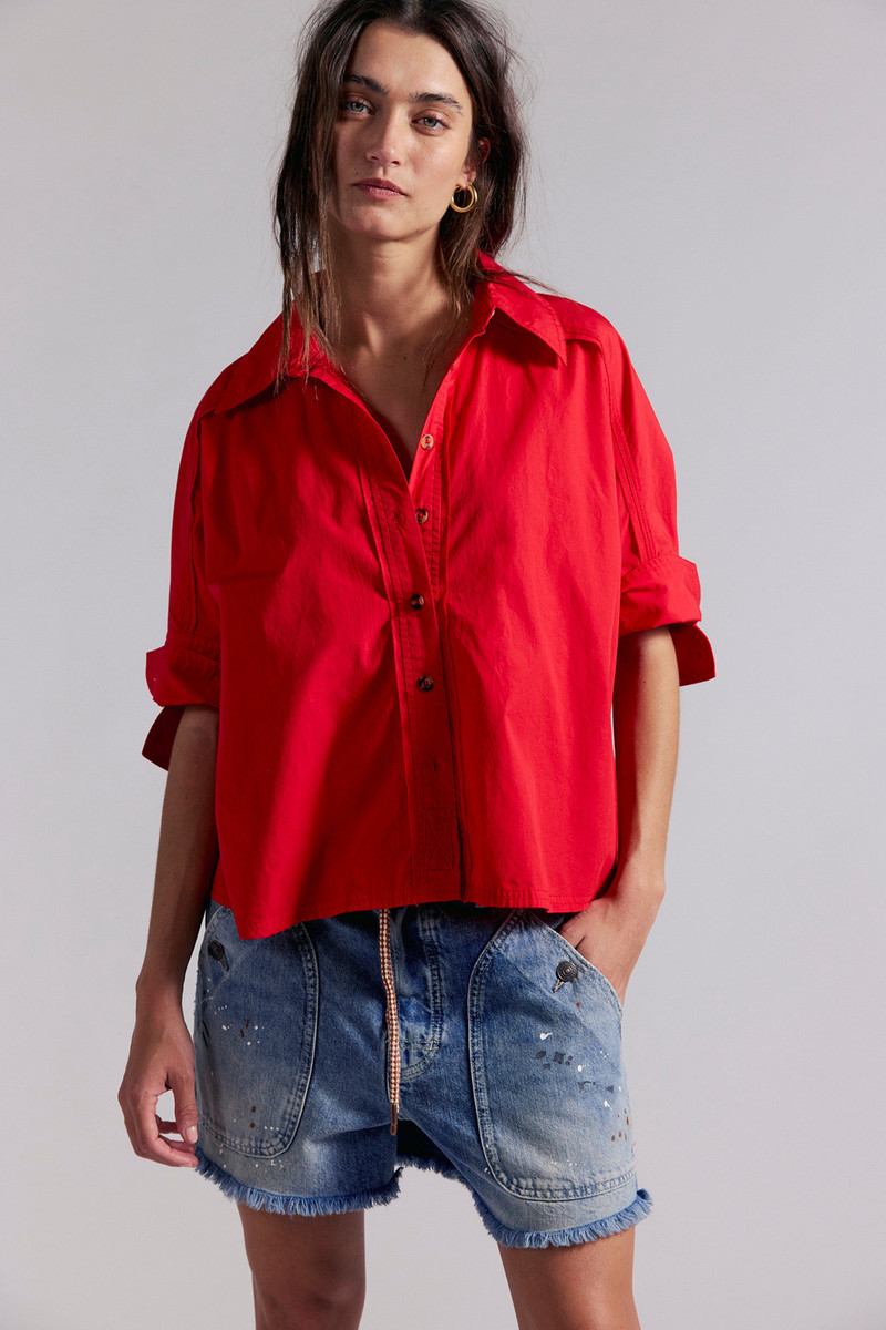 We The Free Seaside Cotton Button Down 1
