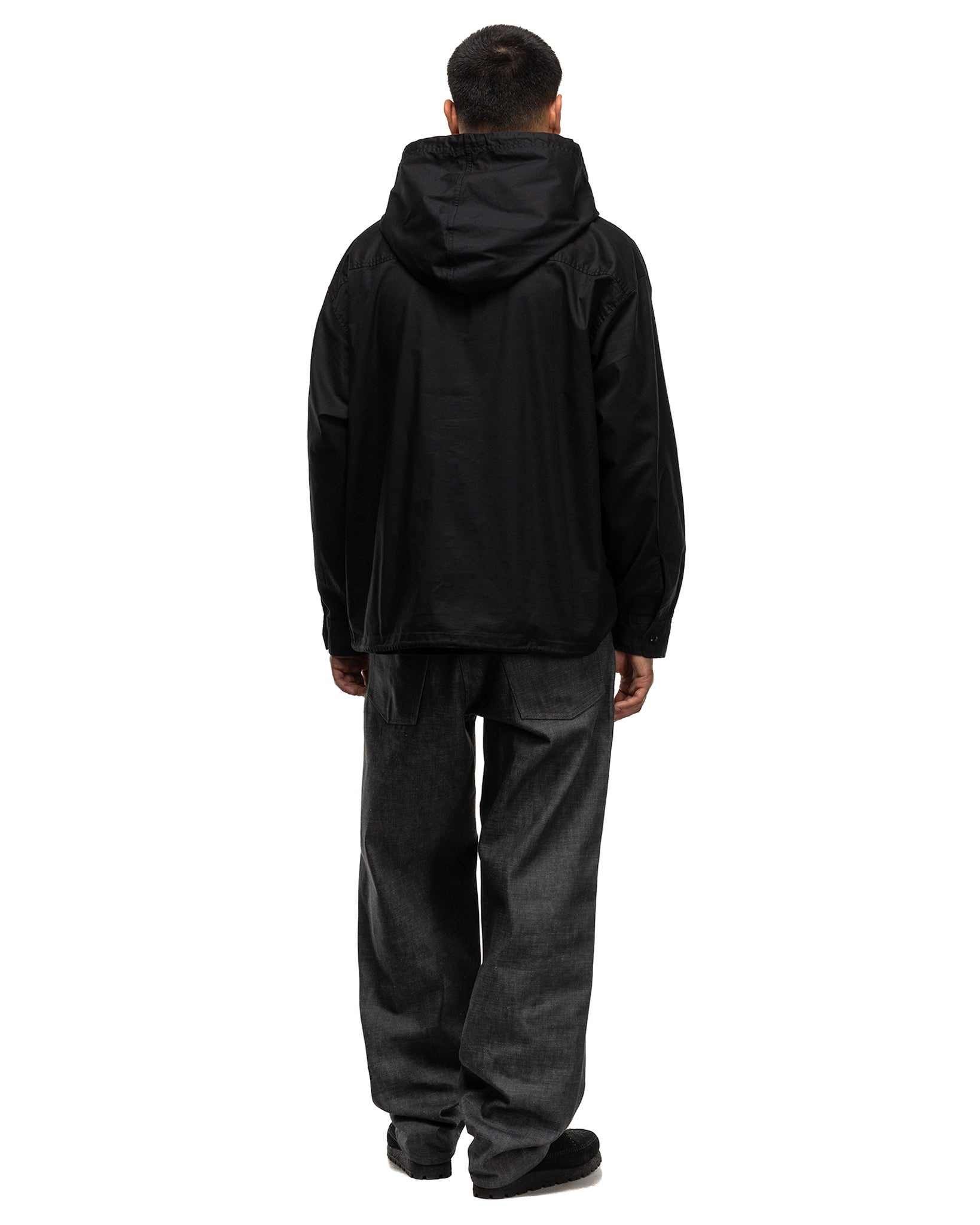 Hooded Shirt / Woven / LS  Black - 3