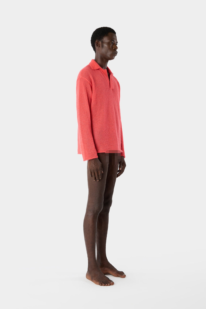 MOHAIR POLO / red 5