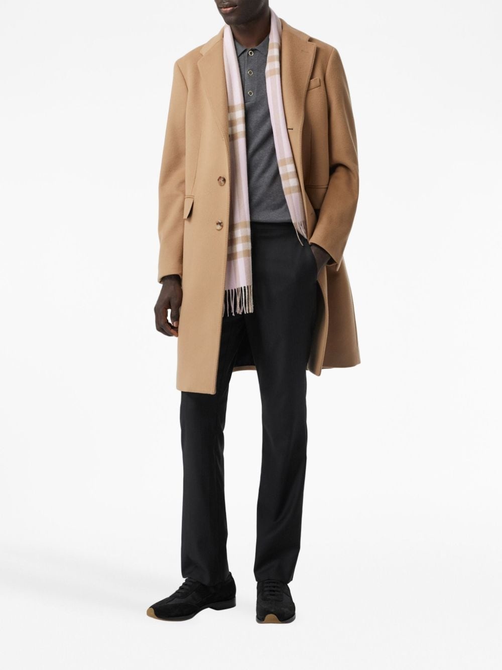 classic checked scarf - 7