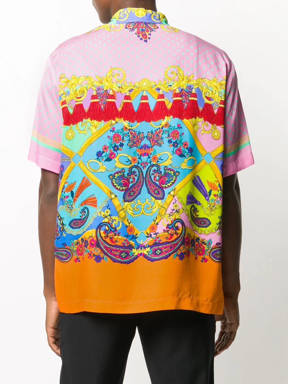 Paisley Fantasy-print short-sleeved shirt - 4