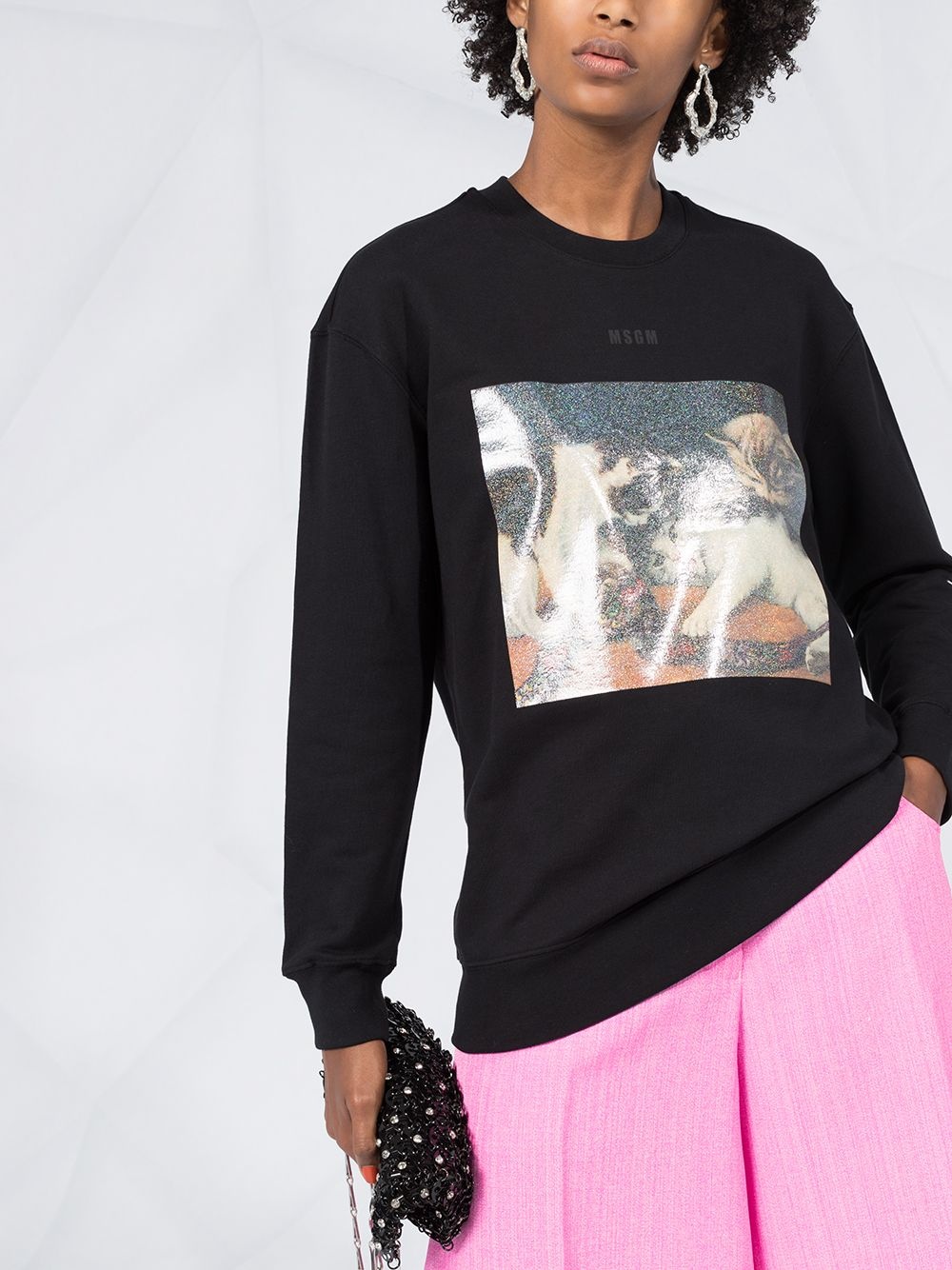 kittens graphic sweatshirt - 5