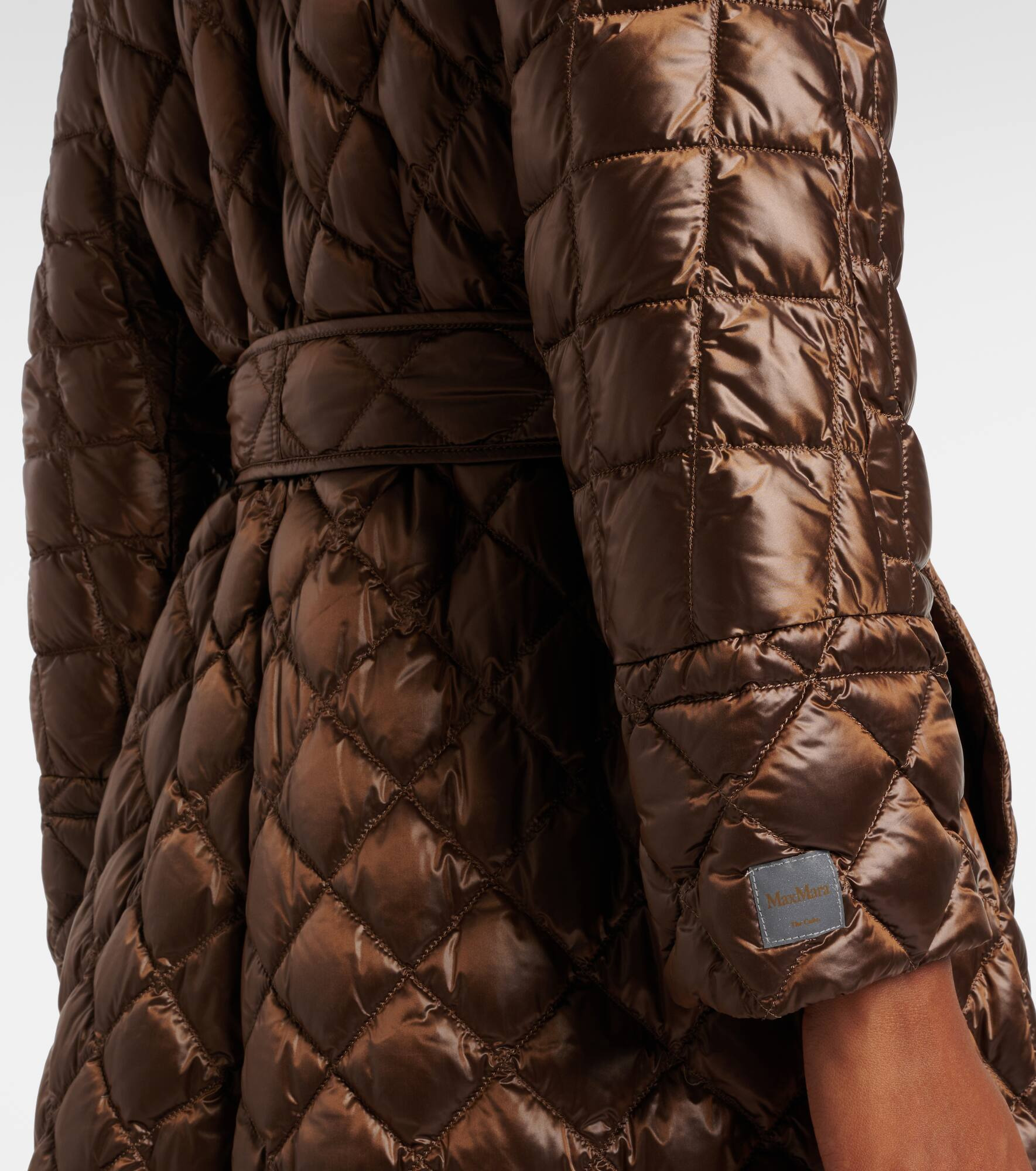 Cube Spaces belted down coat - 6