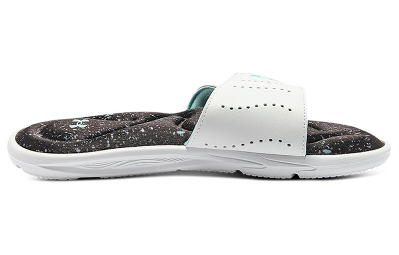 Under Armour (WMNS) Under Armour Ignite VI Graphic FB Slippers White/Black 3023767-104 outlook