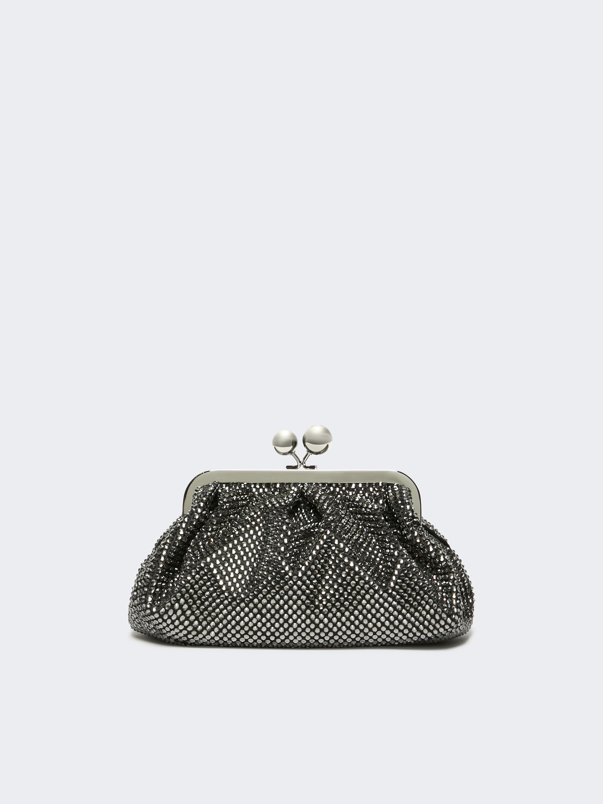 EMY Small Pasticcino Bag in satin with rhinestones - 3