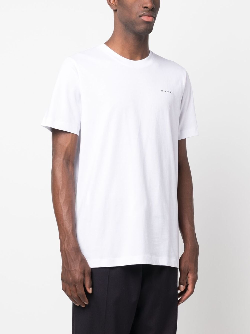 logo-print cotton T-shirt - 3
