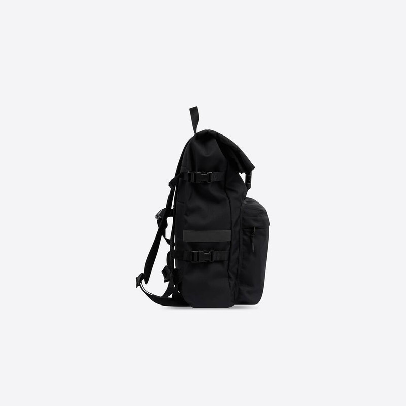 Men's Messenger Backpack in Black 3