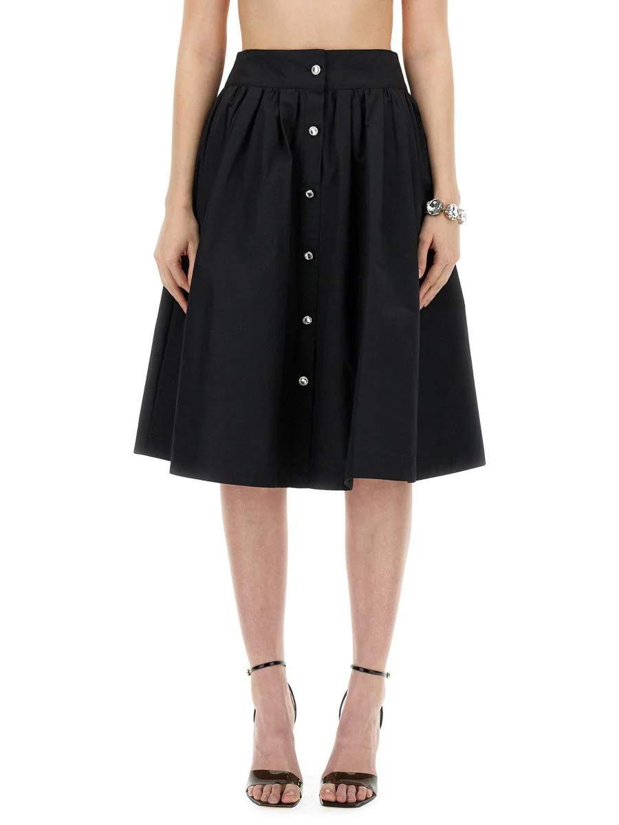 MOSCHINO POPLIN SKIRT - 1