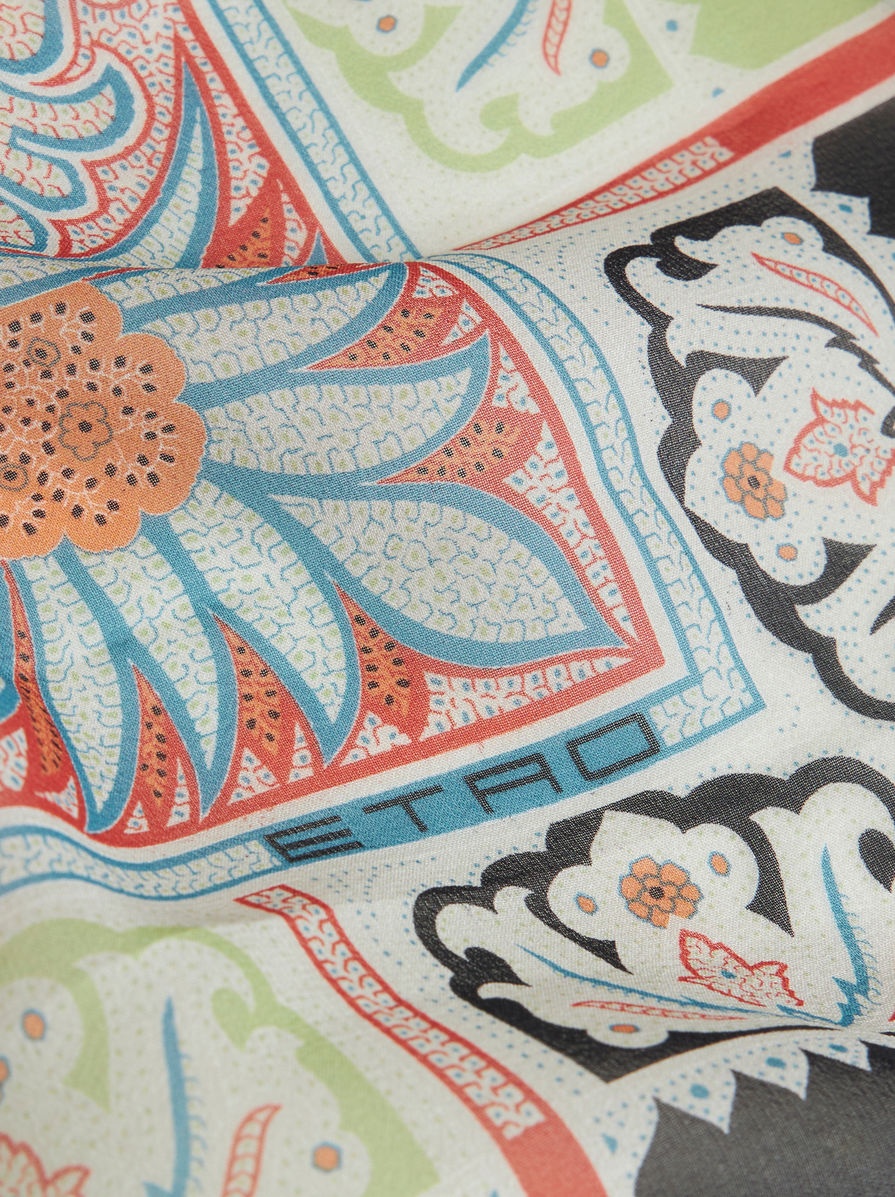 PAISLEY SILK SHAWL - 2