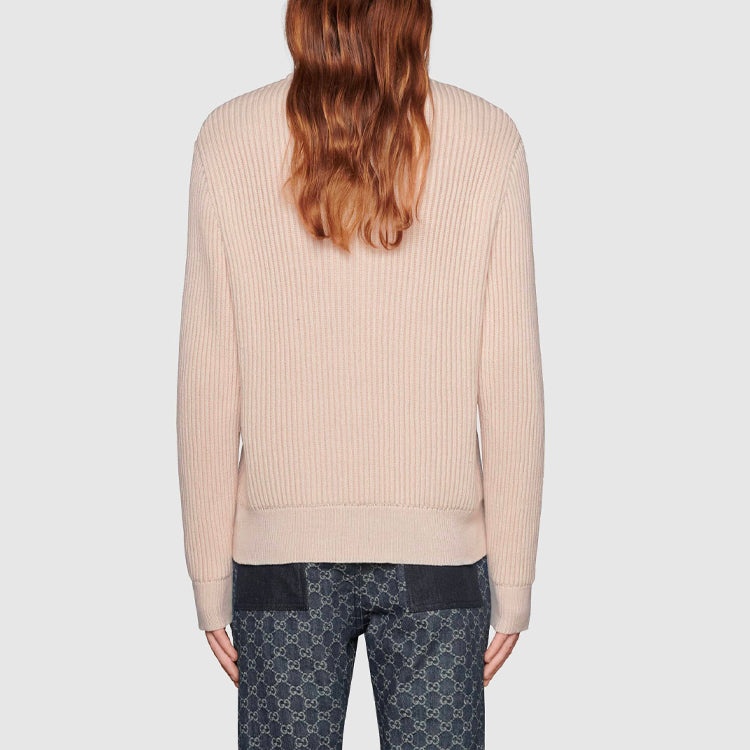 Disney x Gucci Donald Duck Cotton Wool Jumper Cream 650076-XKBRQ-9791 - 4