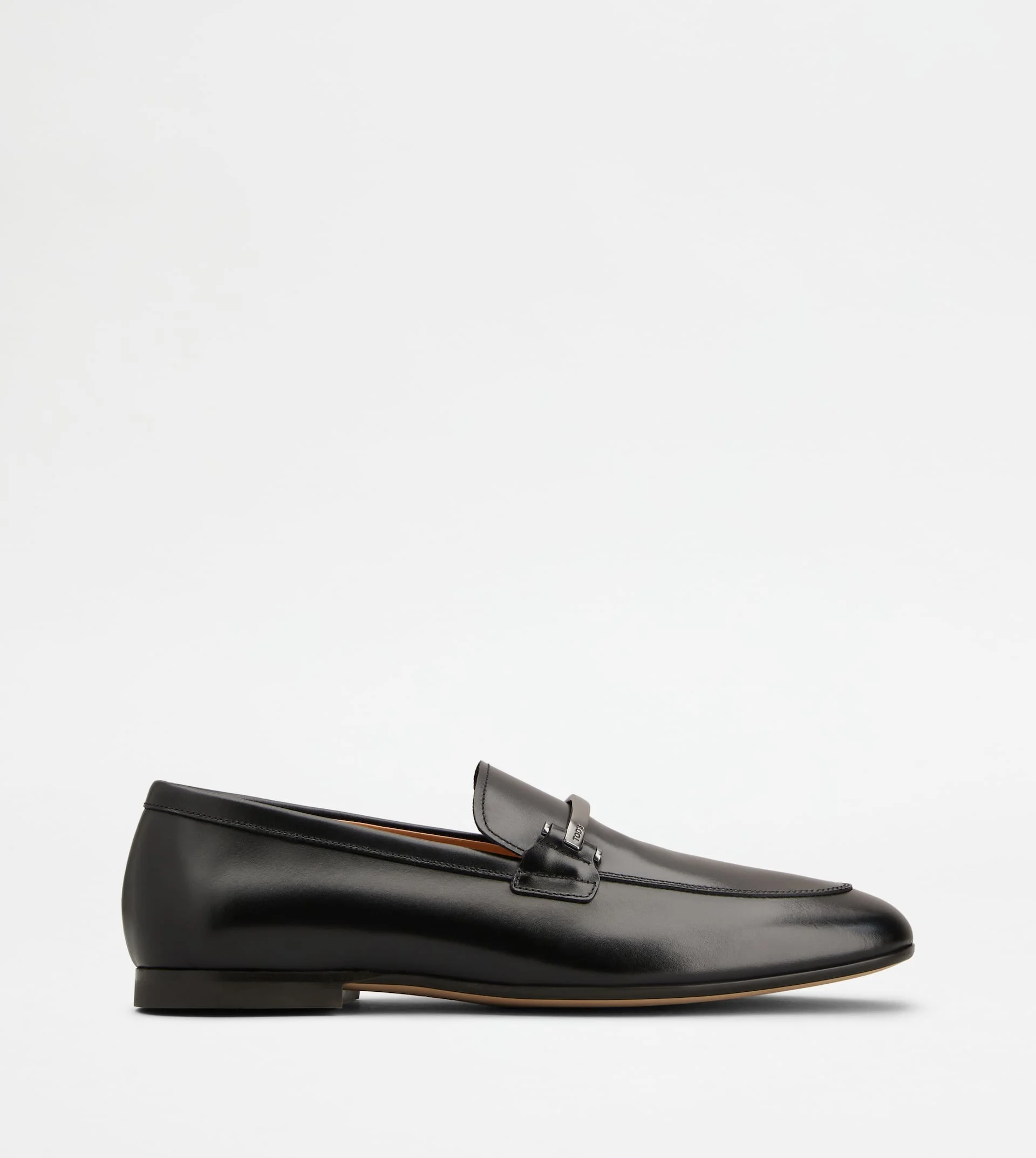 LOAFERS IN LEATHER - BLACK - 1