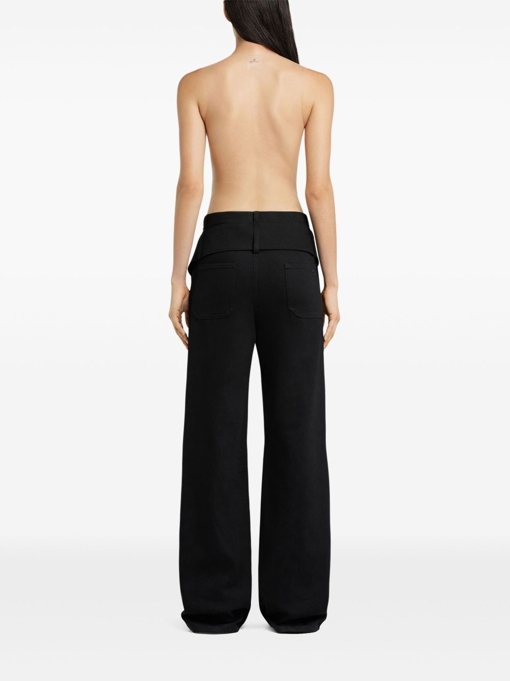 double belt jeans - 4