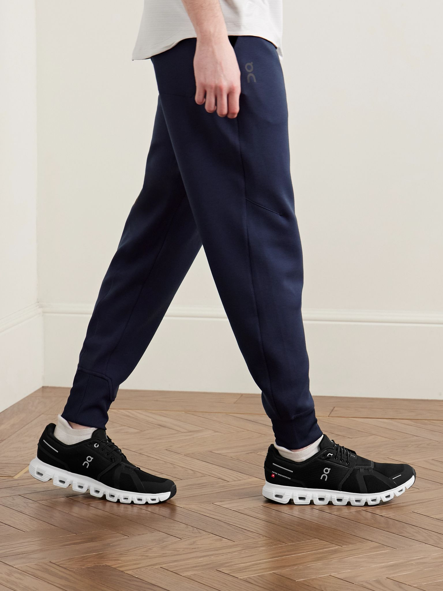 Cloud 6 Rubber-Trimmed Mesh Slip-On Sneakers Black - 2