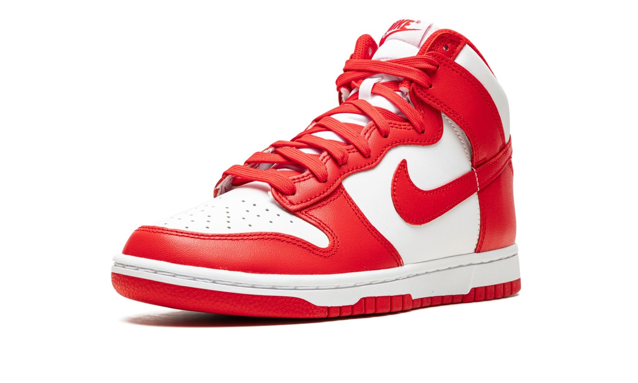 Nike Dunk High White / University Red