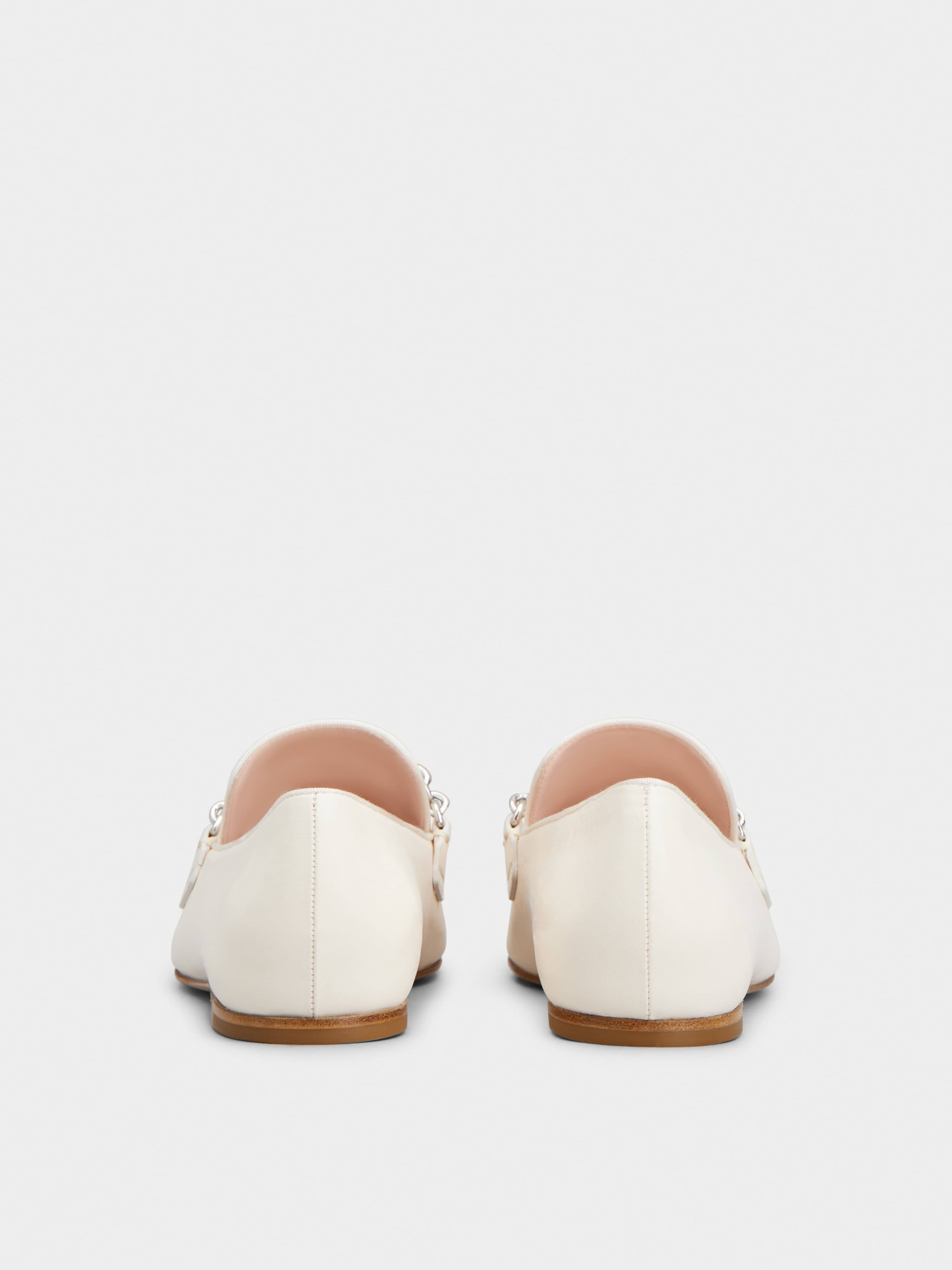 Strass Chain Loafers in Leather - 5