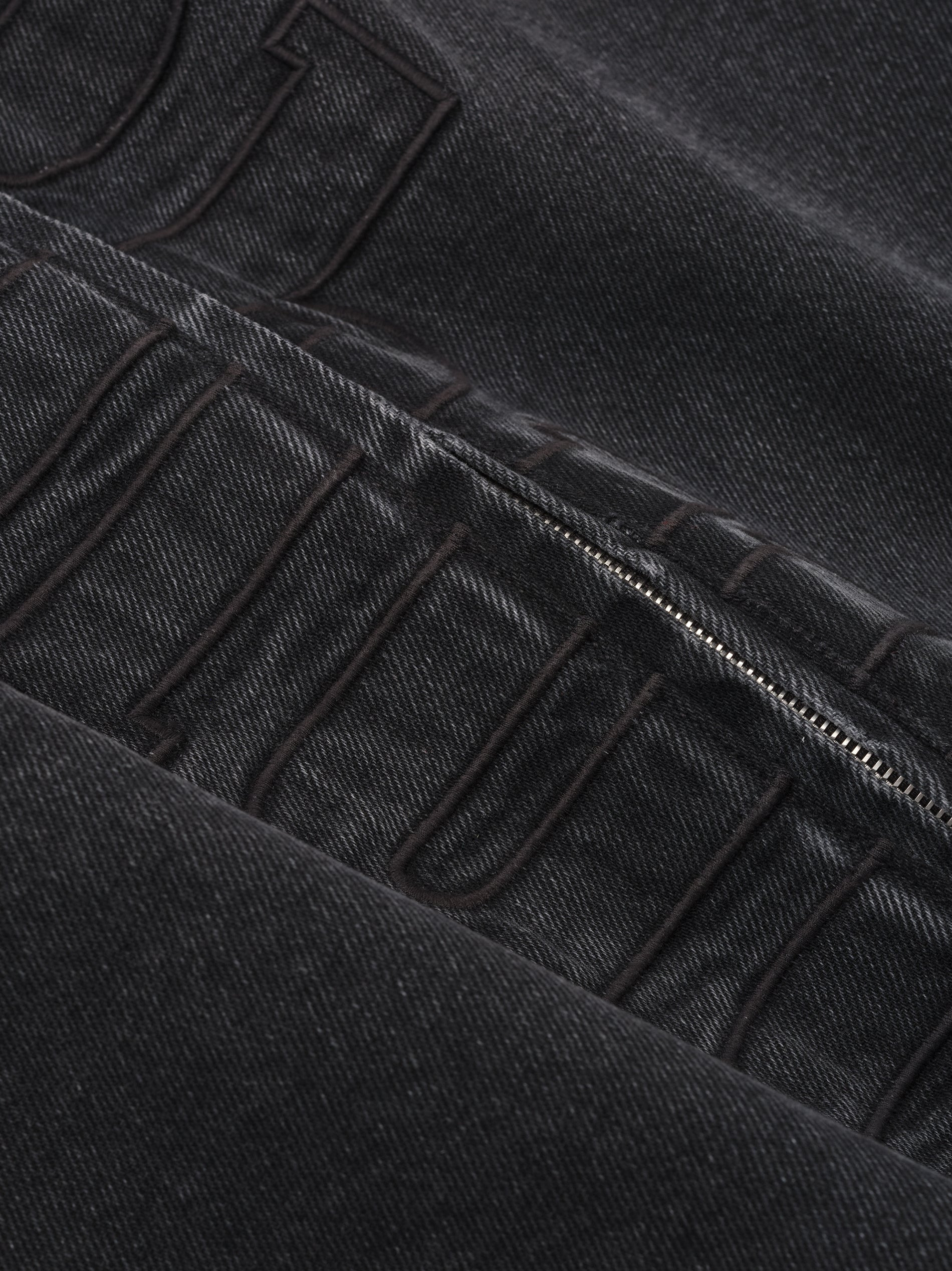 DENIM LOGO SUEDE COLLAR WORK JACKET - 7