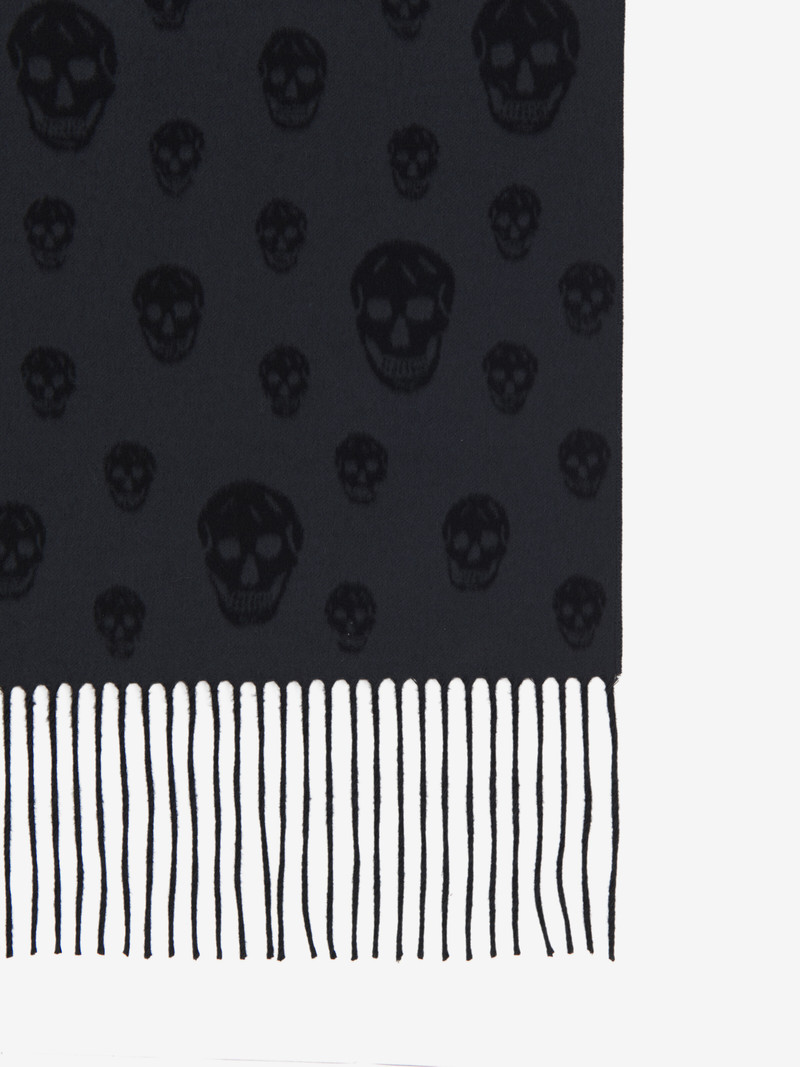 Alexander McQueen Double Face Skull Scarf outlook