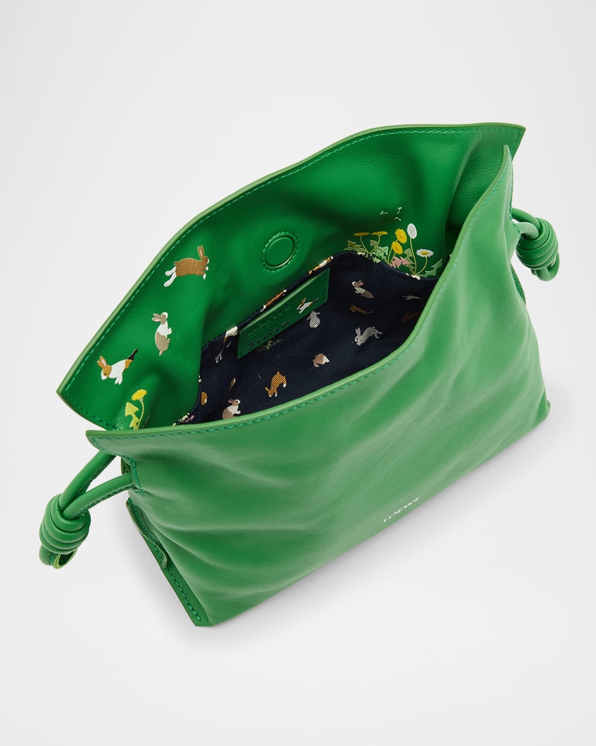 Loewe x Suna Fujita Flamenco Mini Bunnies Printed Clutch Bag