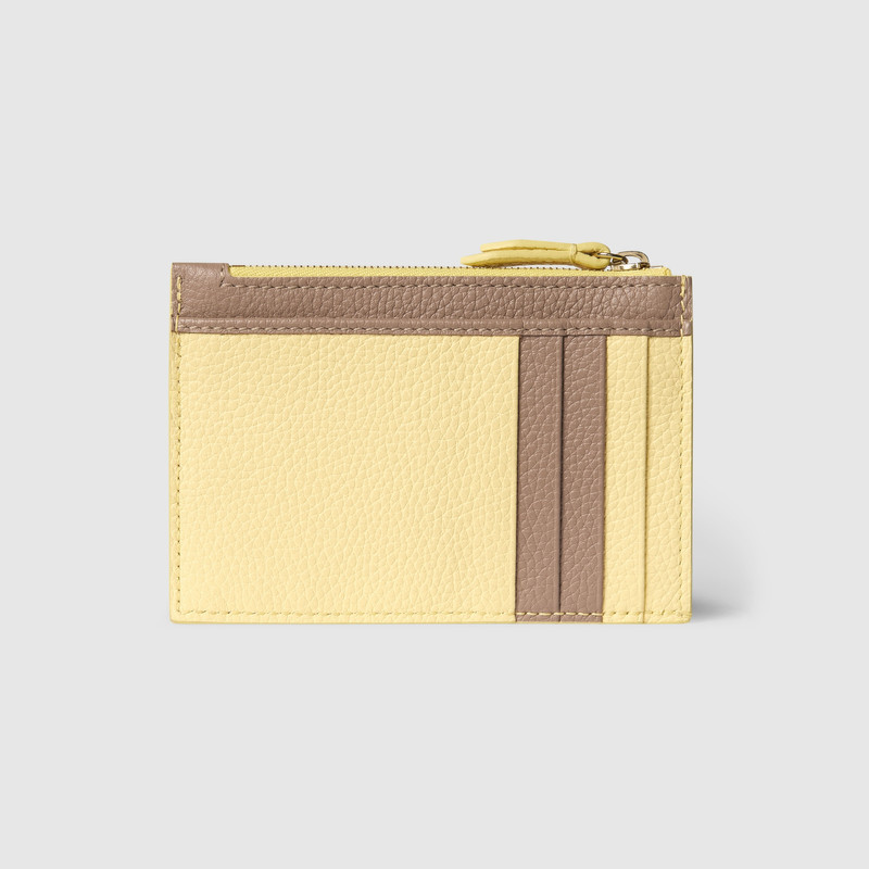 Bi-color GG Marmont zip key pouch 5