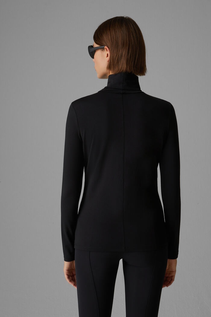 Katinka Turtleneck top in Black - 3