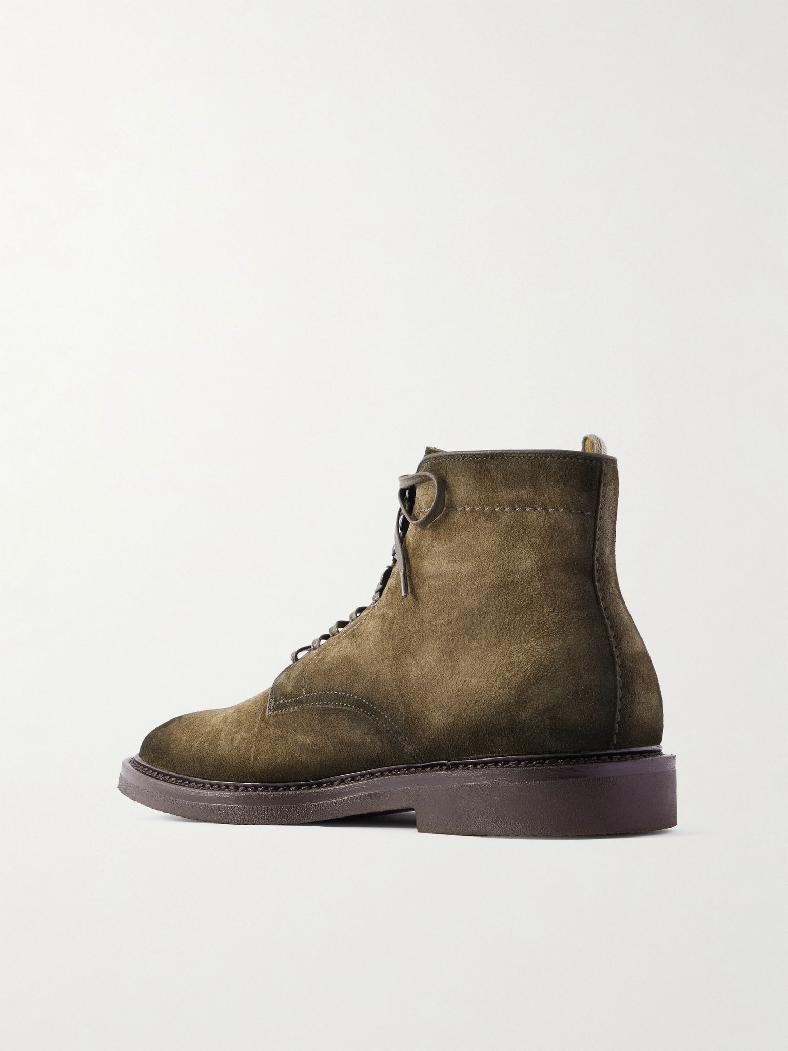 Hopkins Flexi 203 Suede Boots Green - 4