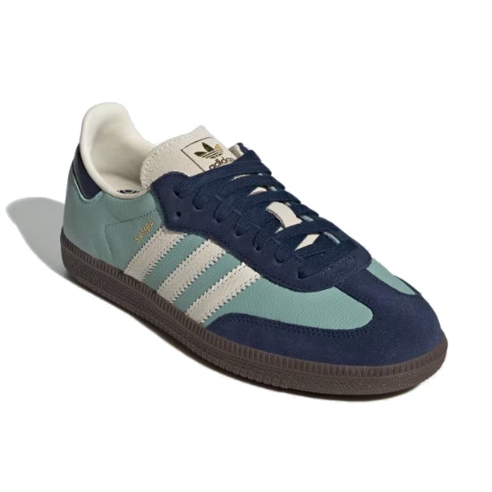 (WMNS) adidas Samba OG 'Hazy Green Night Indigo' JI4208 - 2