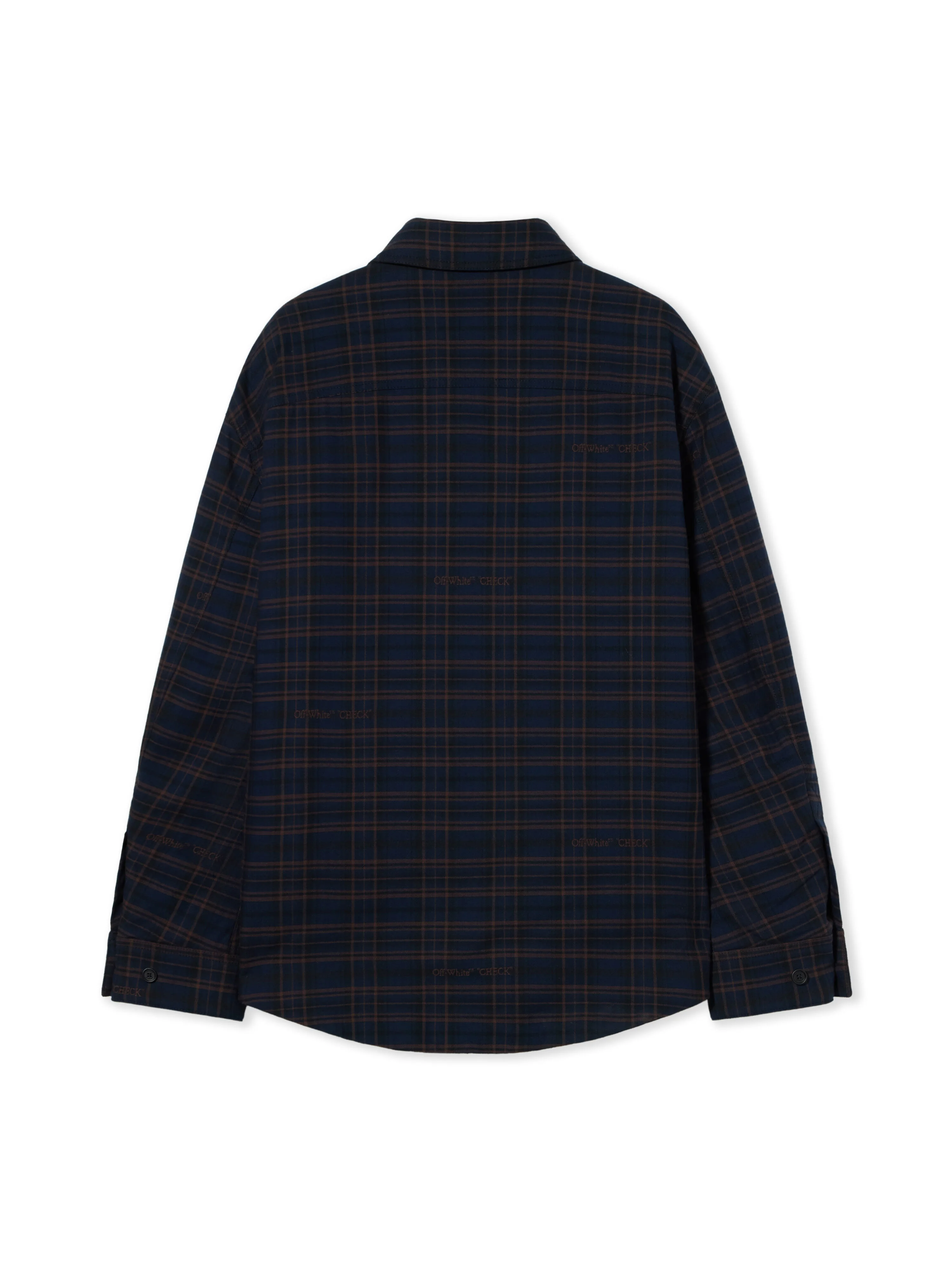 Check Flannel Padded Overshirt - 1