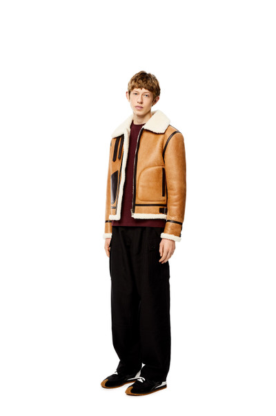 Loewe Aviator jacket in shearling outlook