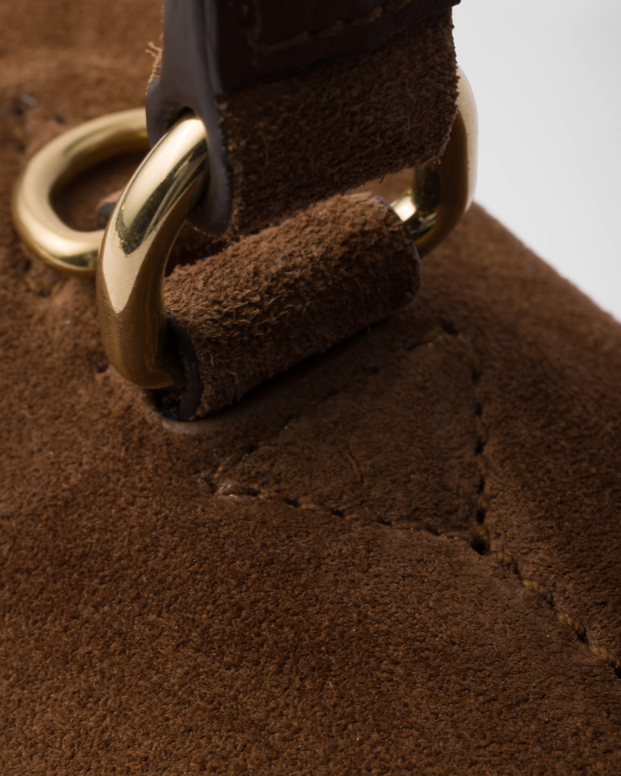 Medium suede shoulder bag - 6
